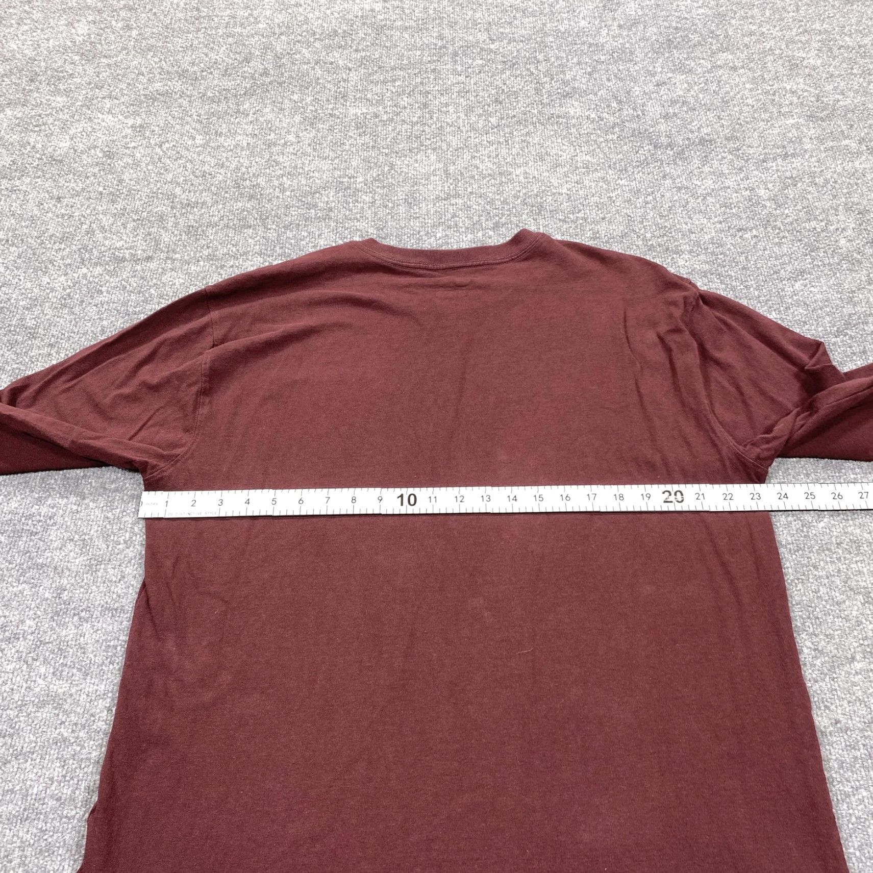 Carhartt Carhartt Shirt Mens Large Red Long Sleeve Pocket Workwear Original Fit K126 PRT Size US L / EU 52-54 / 3 - 6 Thumbnail