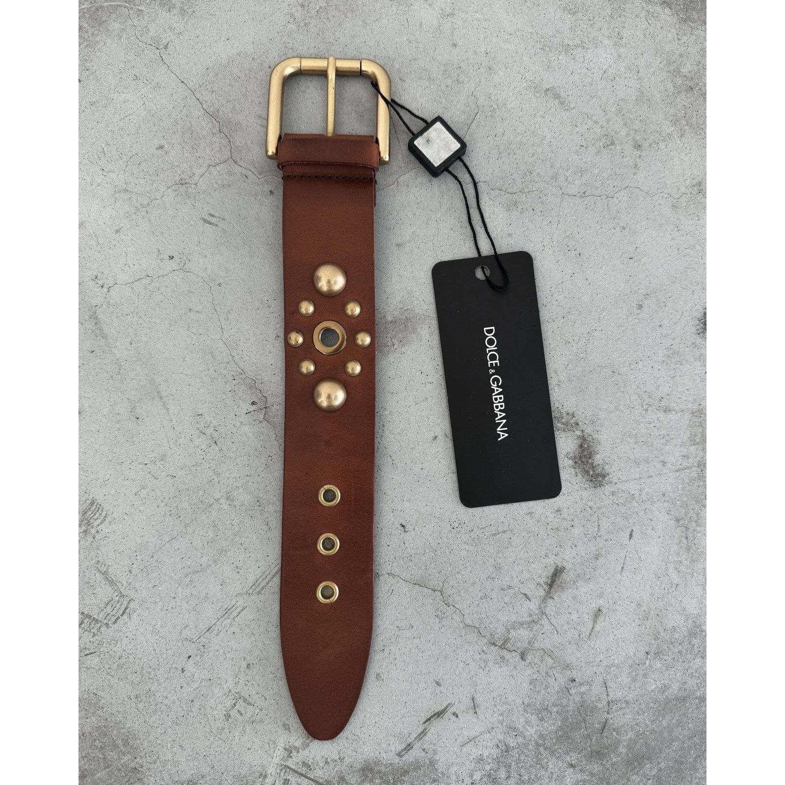 Dolce & Gabbana Leather Studded Bracelet | Grailed