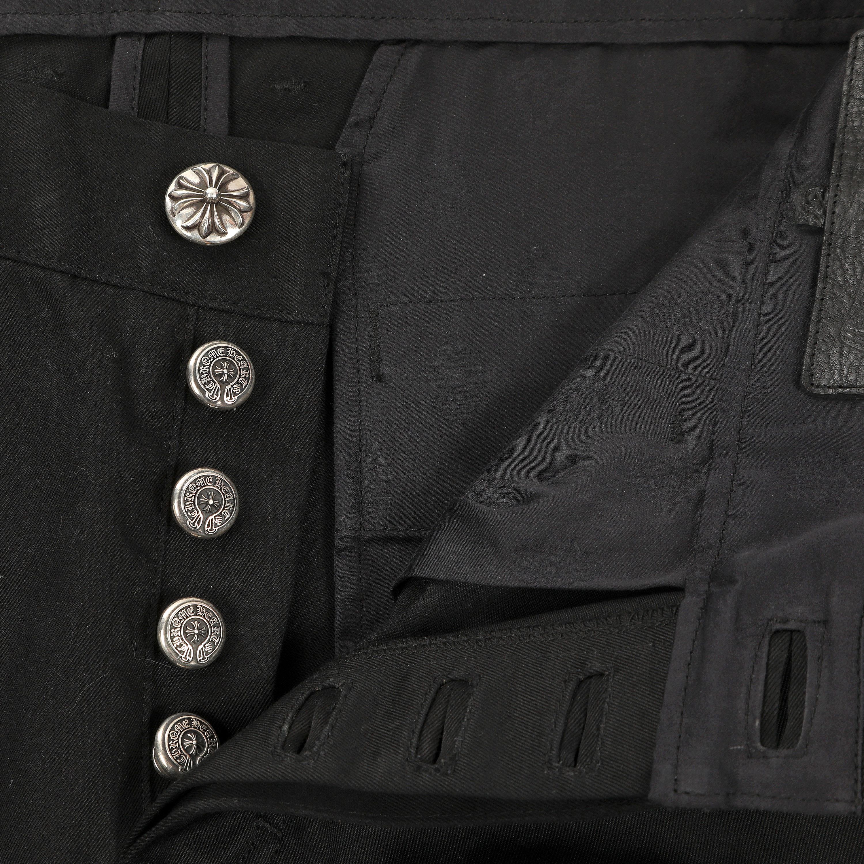 Chrome Hearts Black Chino New / Aspen Size US 34 / EU 50 - 4 Thumbnail