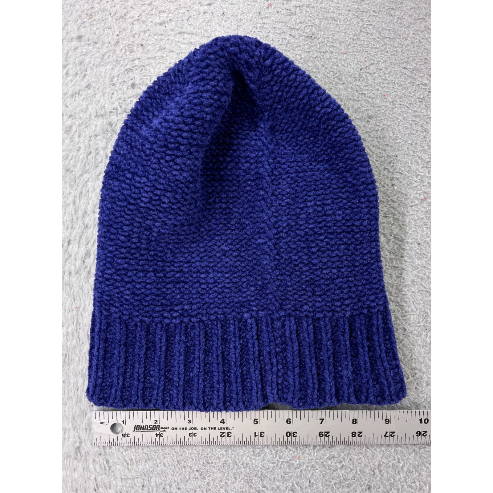 Merona Merona Beanie Toque Womens One Size Blue Knit Polyester Blend Winter Snow Ski Size ONE SIZE - 3 Thumbnail