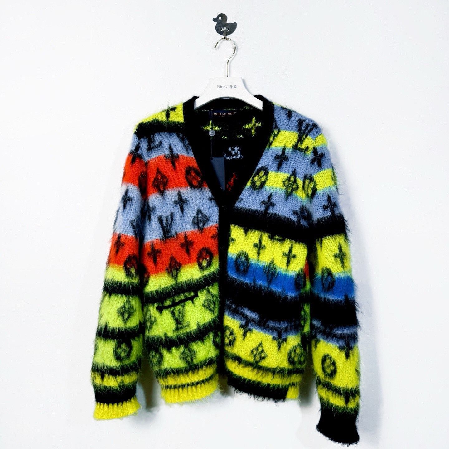 Louis Vuitton Louis Vuitton Colorful Monogram Mohair Cardigan Size M / US 6-8 / IT 42-44 - 1 Thumbnail