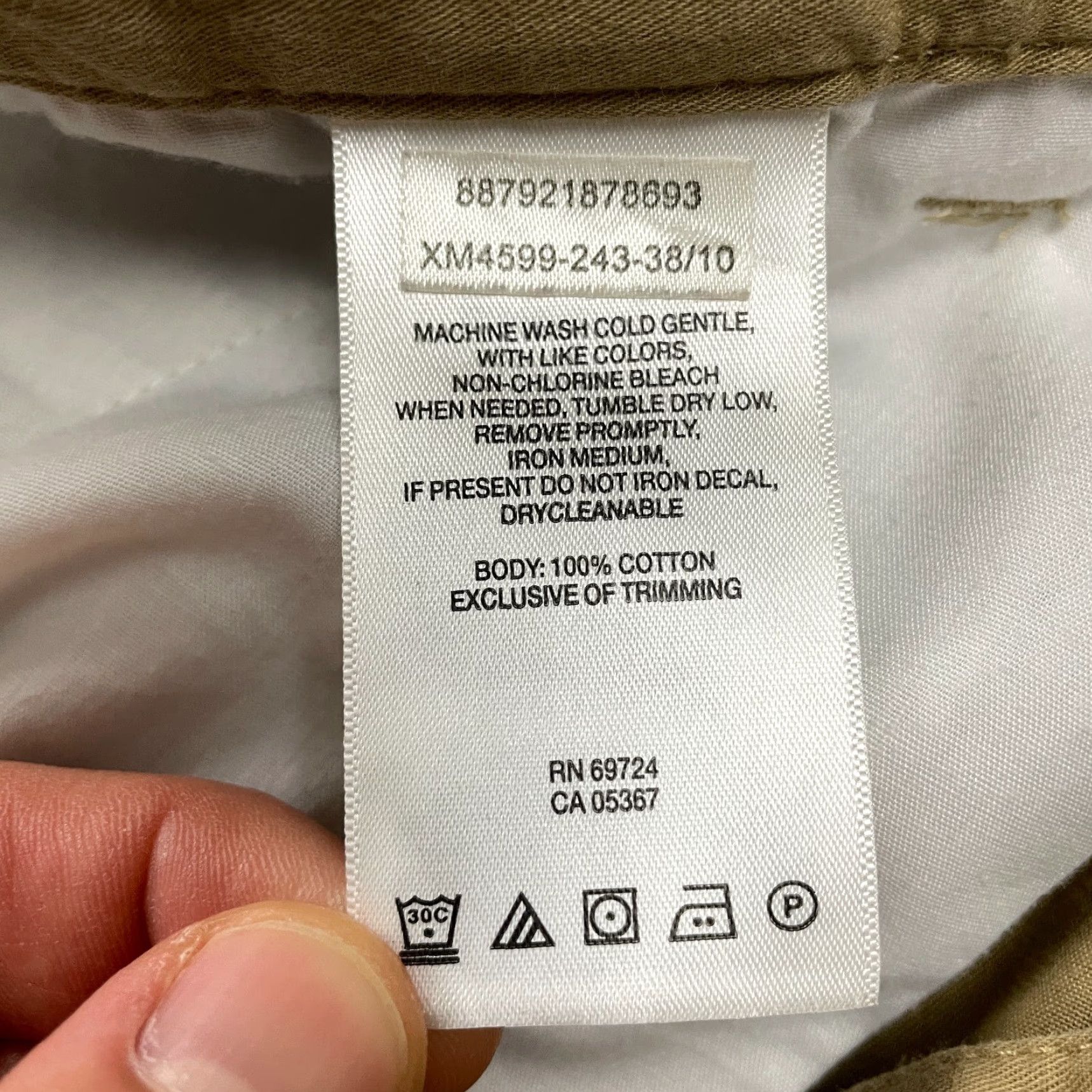 Vintage Columbia Cargo Shorts Mens Khaki Cotton Flat Front 38x9.5 Brown Regular Adult Shorts Men 38in Inseam 9.5in Outdoor Hiking Vintage No Size US 38 / EU 54 - 7 Thumbnail