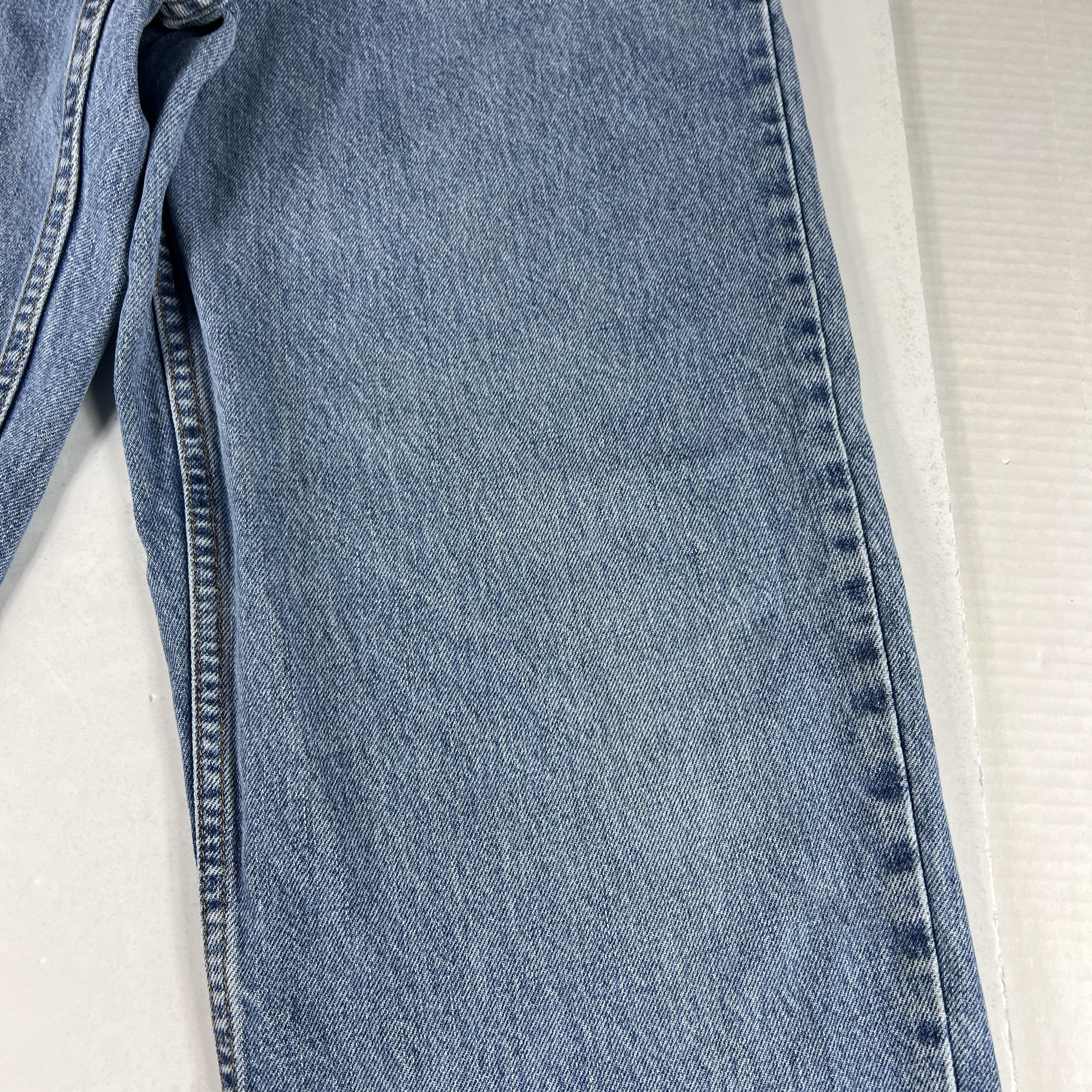 Levi's × Vintage Y2K Levi's Jeans 550 Relaxed Blue Faded Cotton Denim Size US 36 / EU 52 - 5 Thumbnail