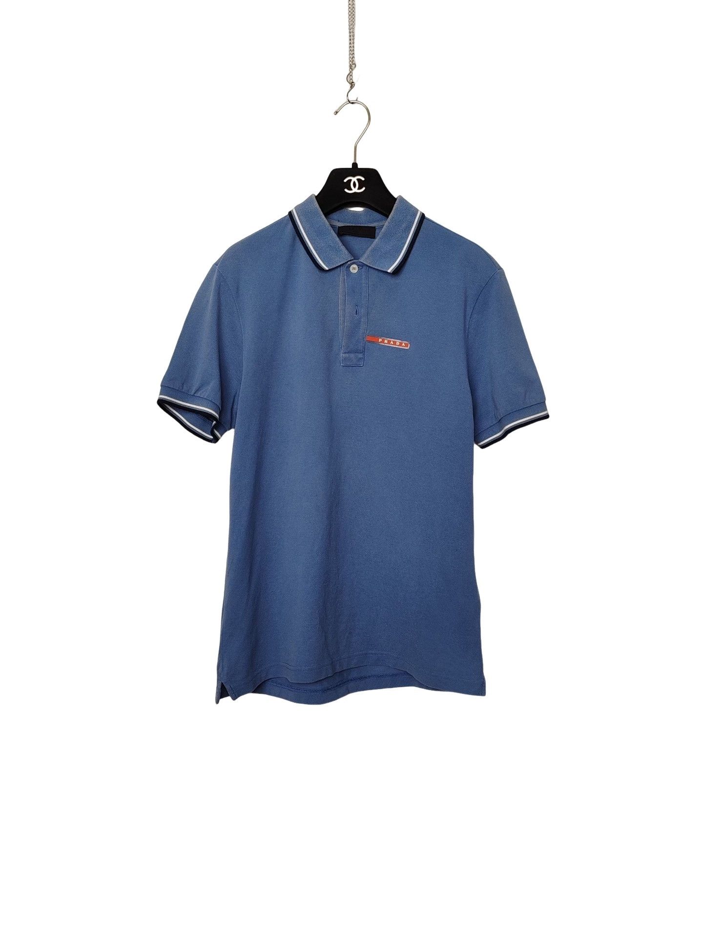 Prada Prada Logo Patch Polo Shirt Size M Size US M / EU 48-50 / 2 - 1 Thumbnail