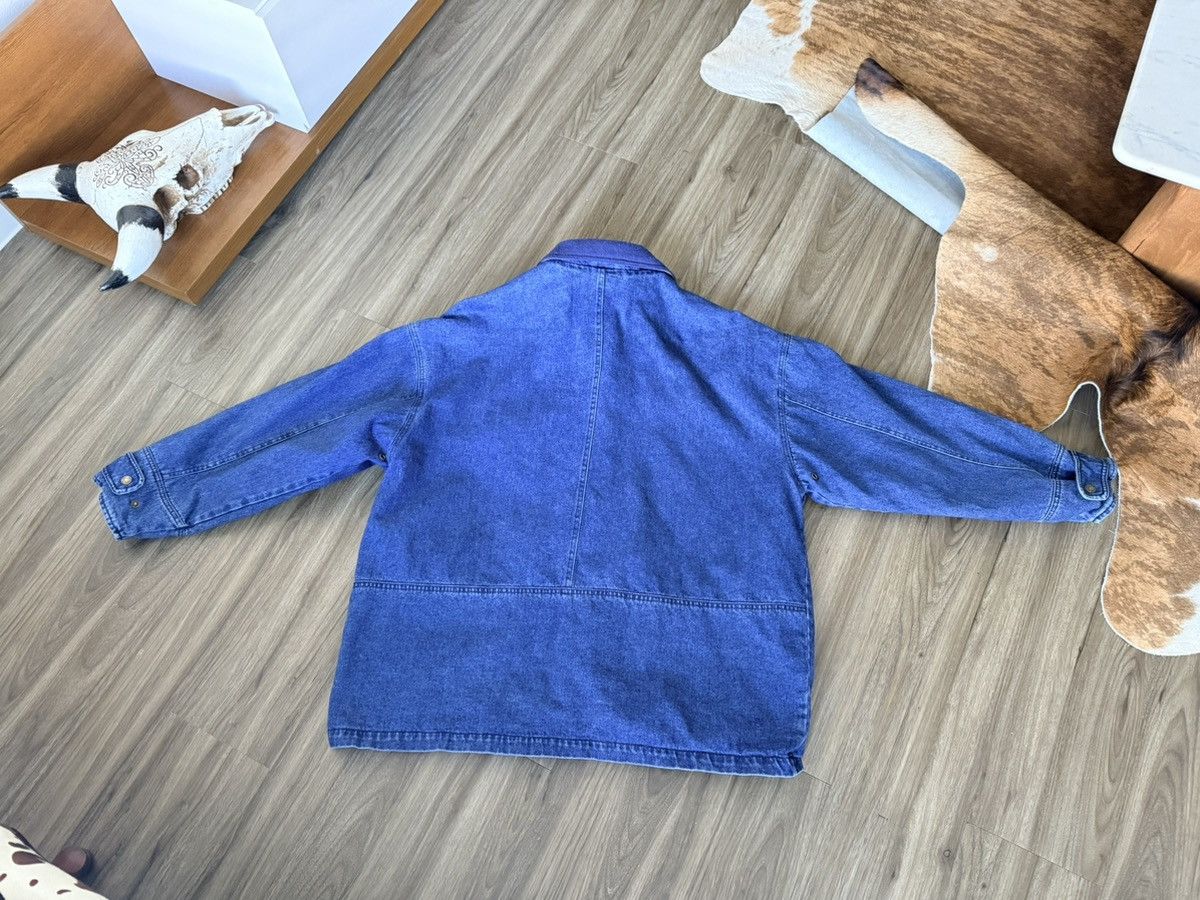 Arizona Jean Co. Arizona Jean Company Jacket Mens XL Blue Denim Trucker Coat Size US XL / EU 56 / 4 - 4 Thumbnail