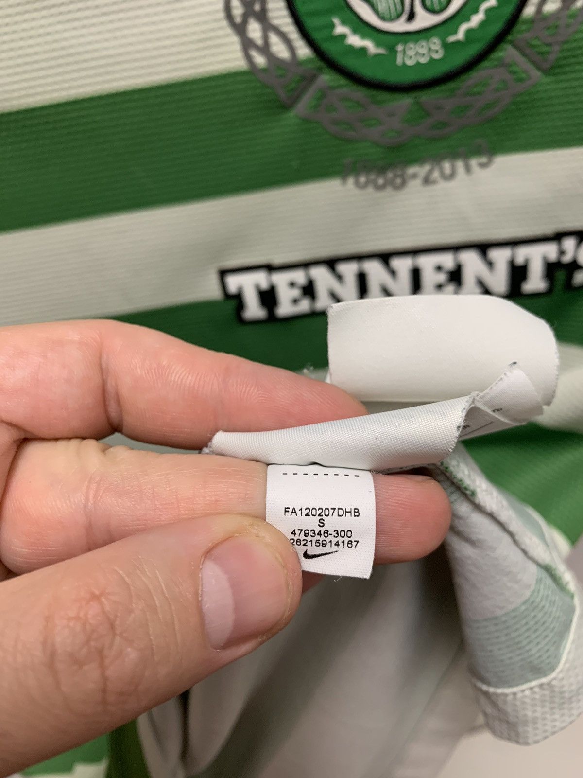 Nike Celtic Nike soccer jersey S size Tennents Size US S / EU 44-46 / 1 - 4 Thumbnail