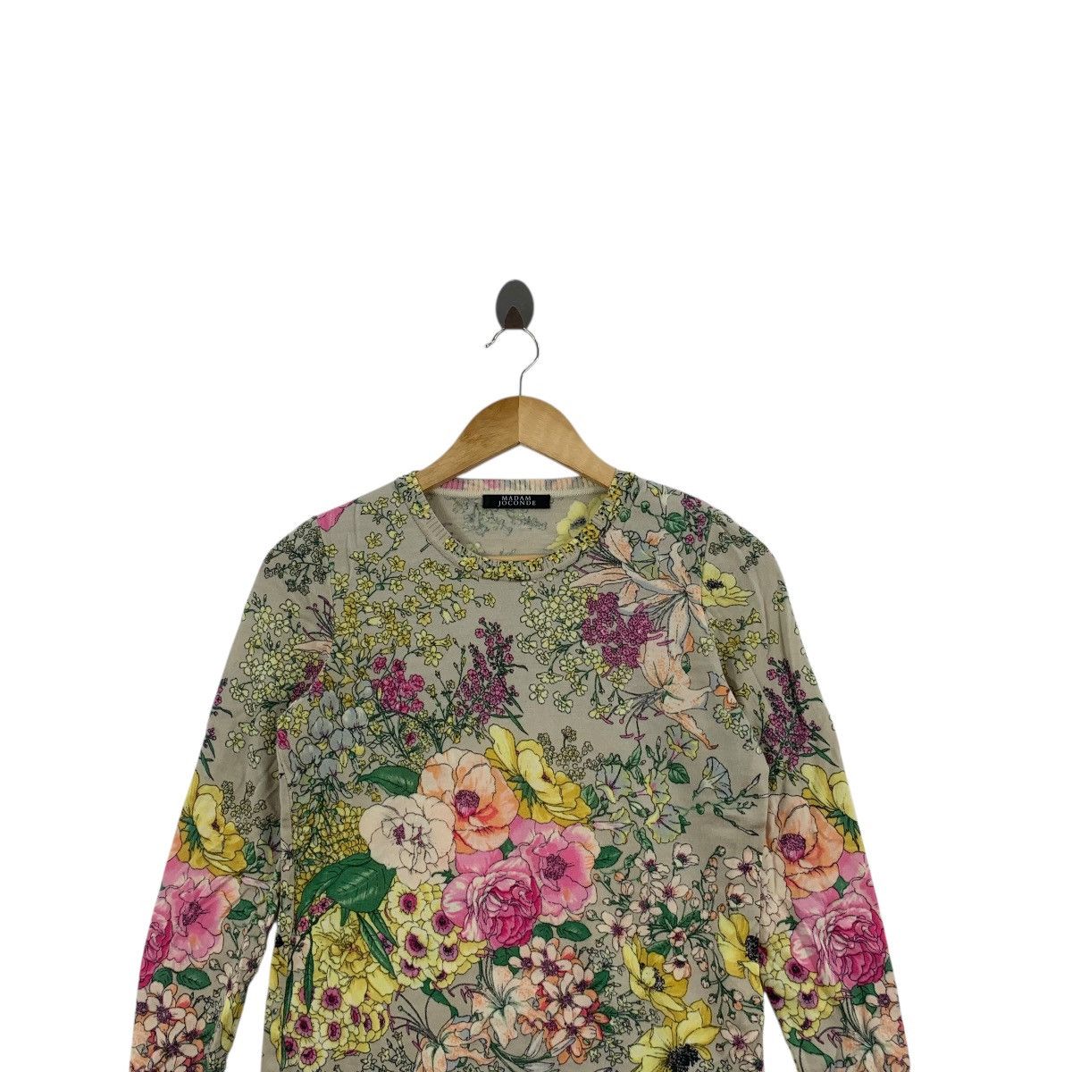 Other MADAM JOCONDE JAPAN Floral Flower Over Print Tee Shirt Top Size XS / US 0-2 / IT 36-38 - 2 Thumbnail