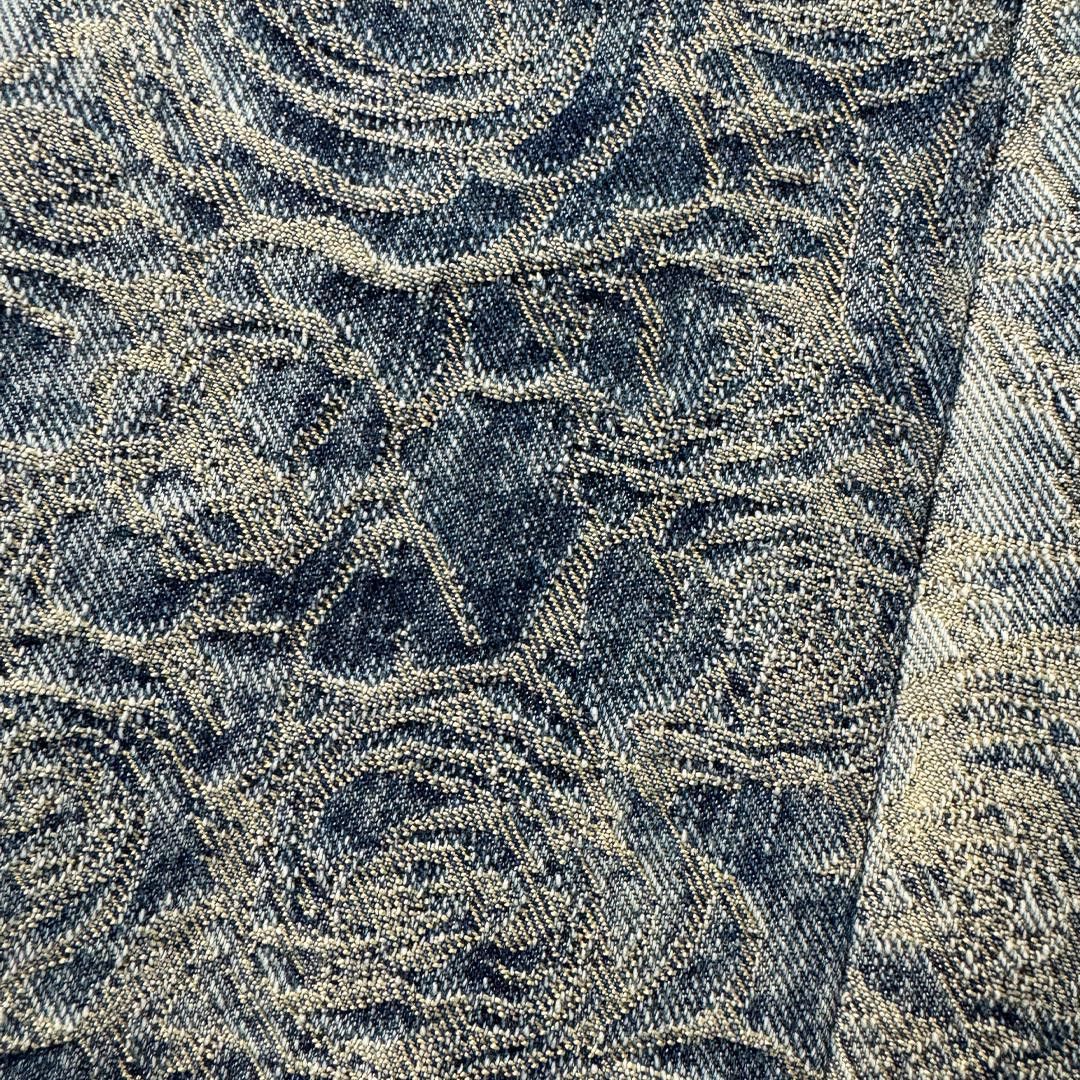 Issey Miyake Issey Miyake 2007 'Rose' Jacquard Embroidered Denim (2) Size 26" / US 2 / IT 38 - 3 Thumbnail
