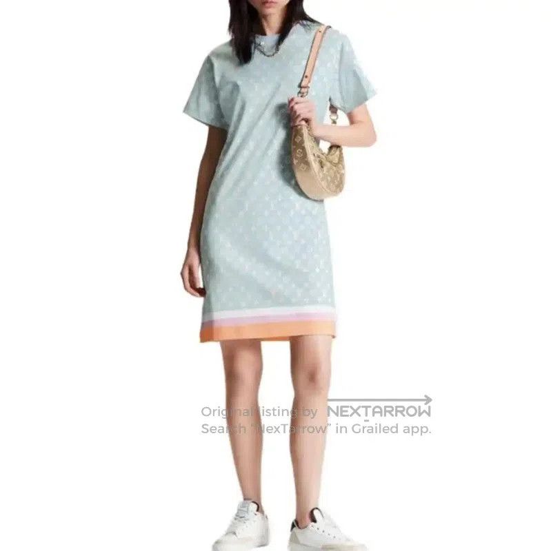 Other Louis Vuitton Sky Blue Women's Dress . Size XS / US 0-2 / IT 36-38 - 7 Thumbnail