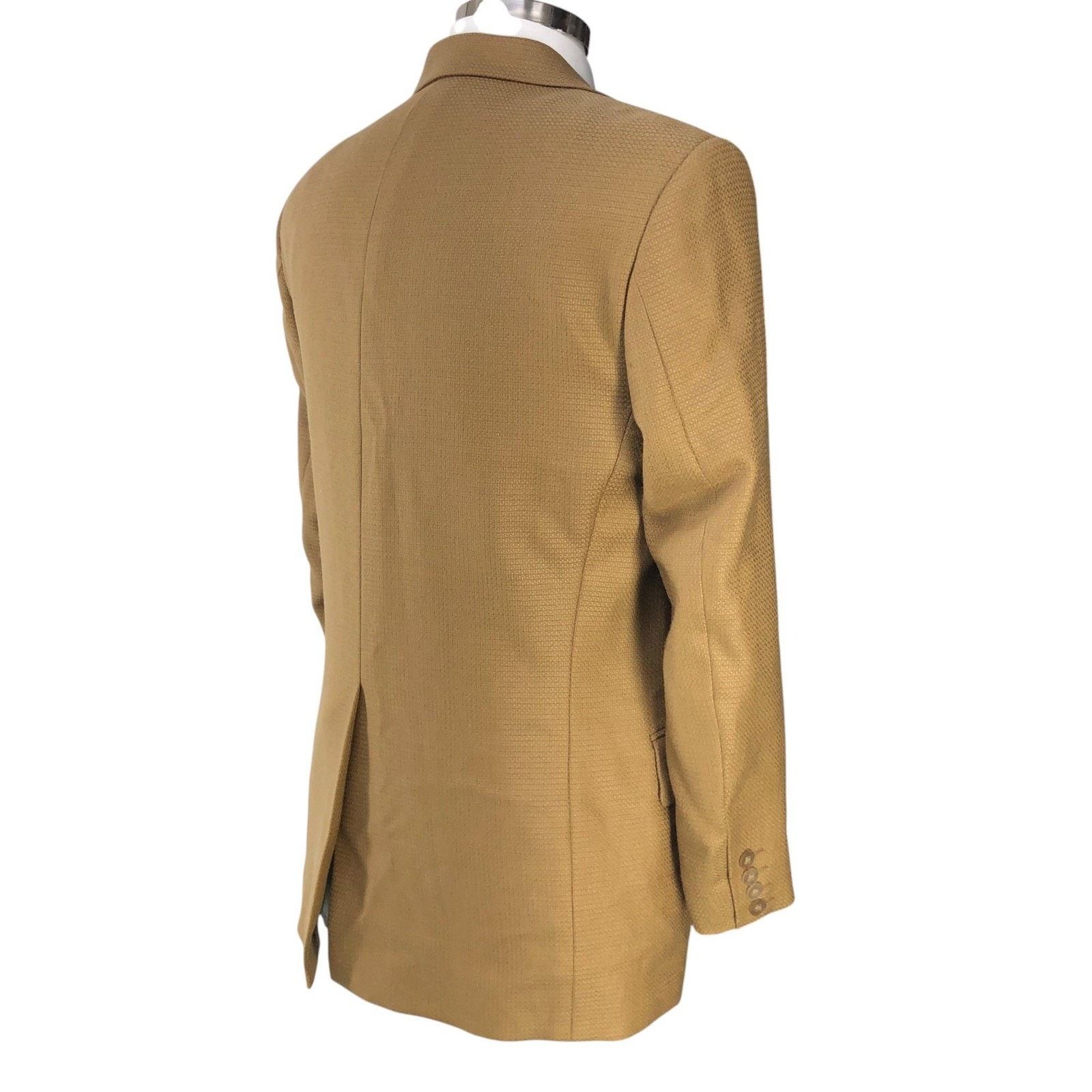 Daniel Hechter Daniel Hechter Blazer 40R Camel Wool Sport Coat Three Button Size 40R - 10 Thumbnail