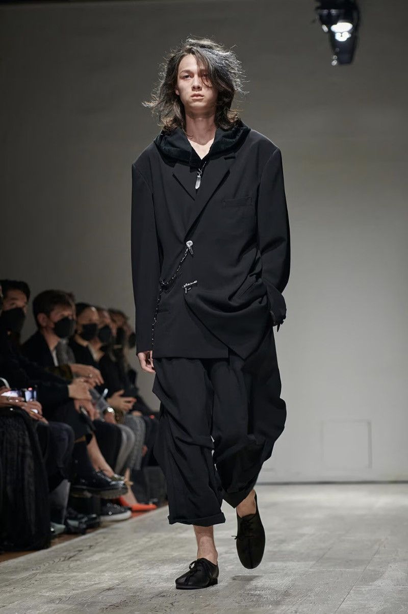 Yohji Yamamoto Yohji Yamamoto Pour Homme W/GABARDINE DRAPING JACKET BLAZER Size US M / EU 48-50 / 2 - 18 Thumbnail