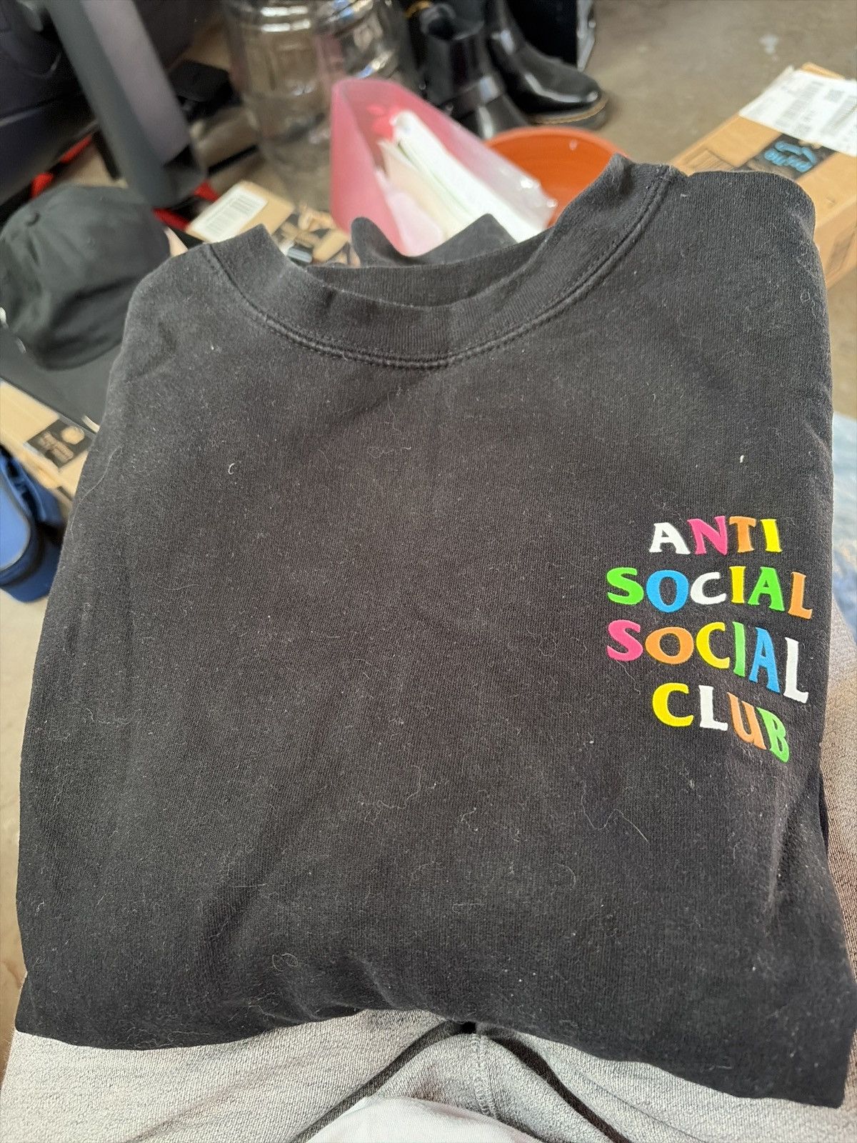 Anti Social Social Club Long sleeve ASSC black with multi-color logo Size S / US 4 / IT 40 - 1 Preview