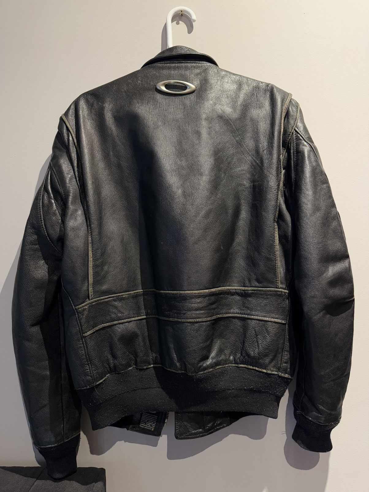 Oakley × Vintage OAKLEY LEATHER OG JACKET Size US L / EU 52-54 / 3 - 3 Thumbnail