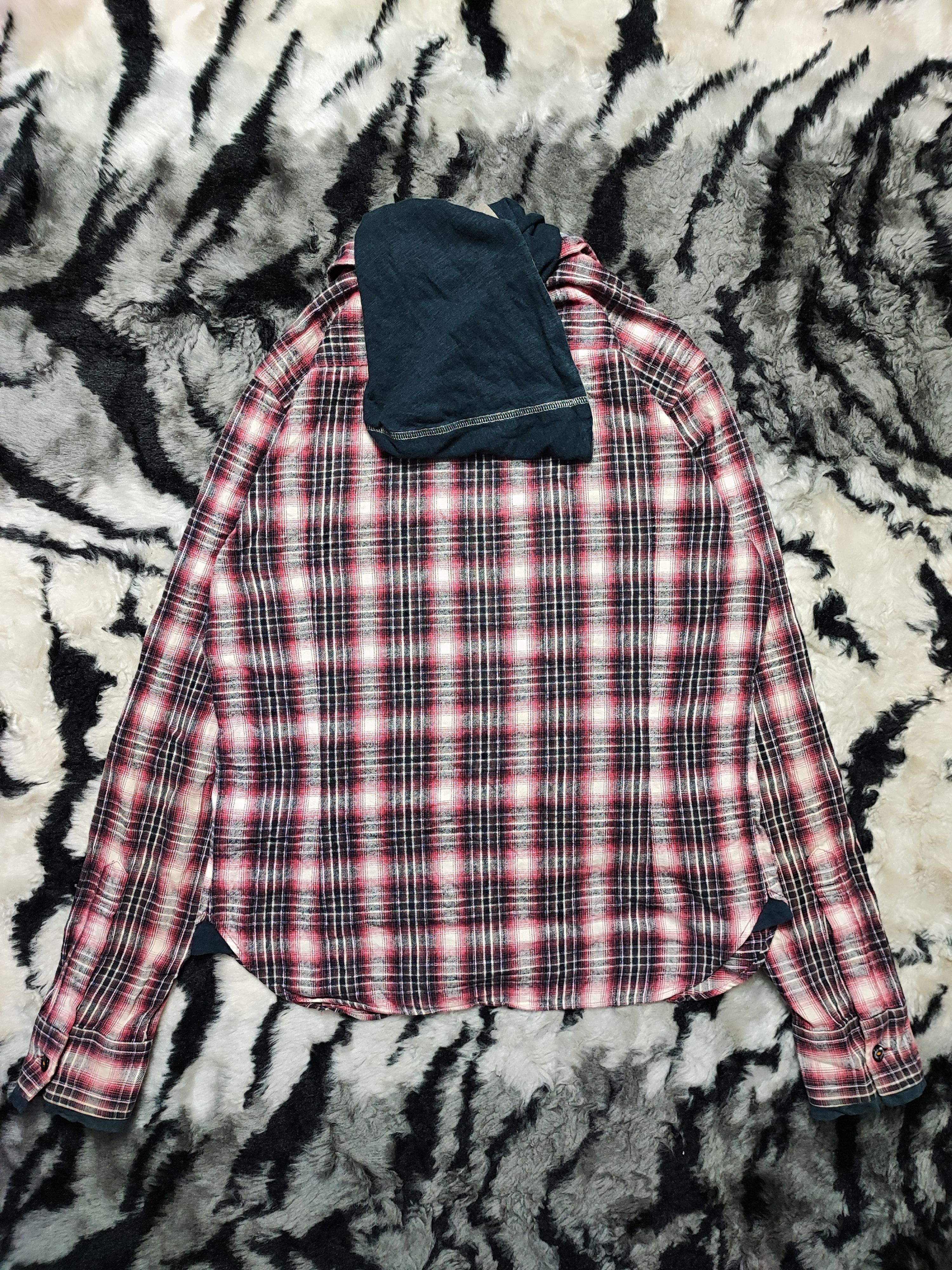 PPFM PPFM Double Layered Flannel Hoodie/Shirt Size US M / EU 48-50 / 2 - 8 Thumbnail