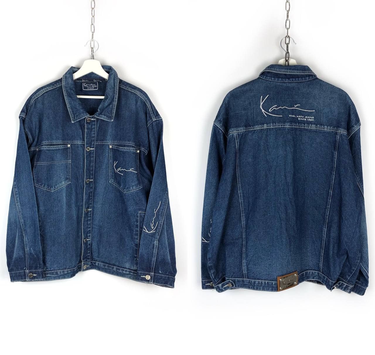 Karl kani hotsell jeans jacket