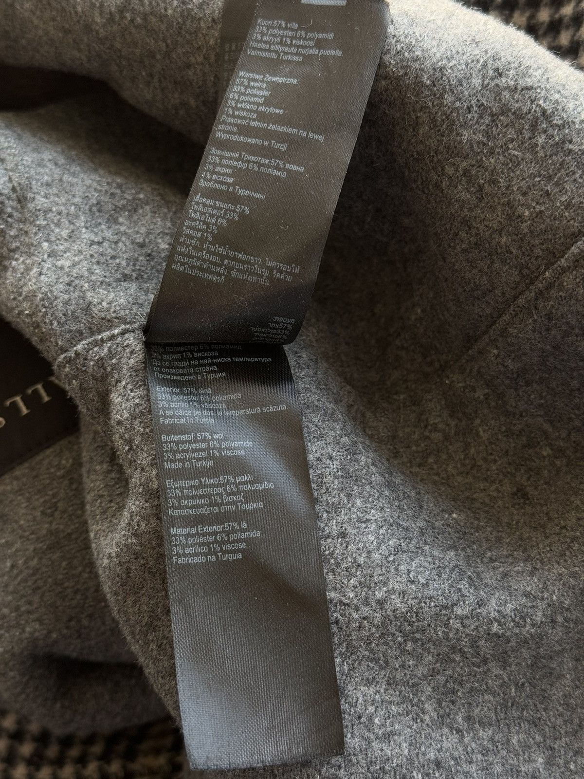 Allsaints × Designer Allsaints avant garde wool blend checkered coat Size US XS / EU 42 / 0 - 9 Thumbnail