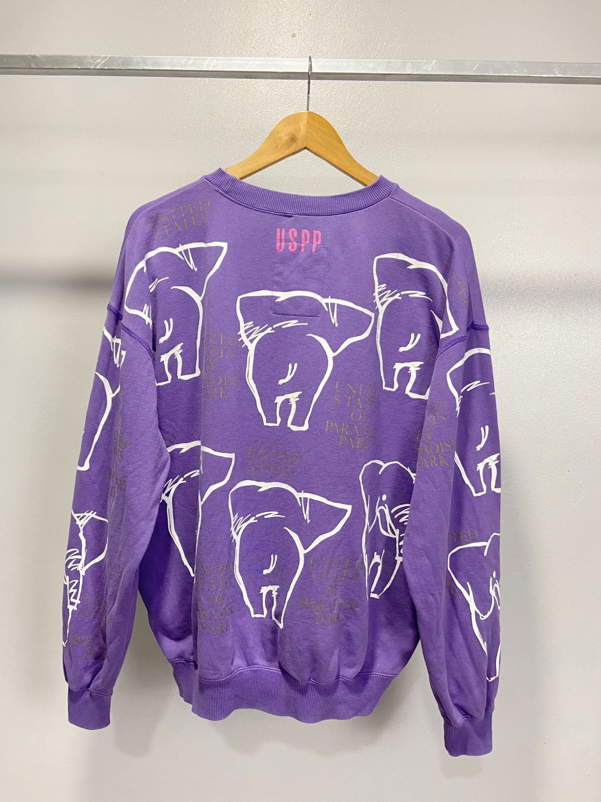 Japanese Brand United States Of Paradise Park mirror print sweatshirt Size US M / EU 48-50 / 2 - 2 Thumbnail