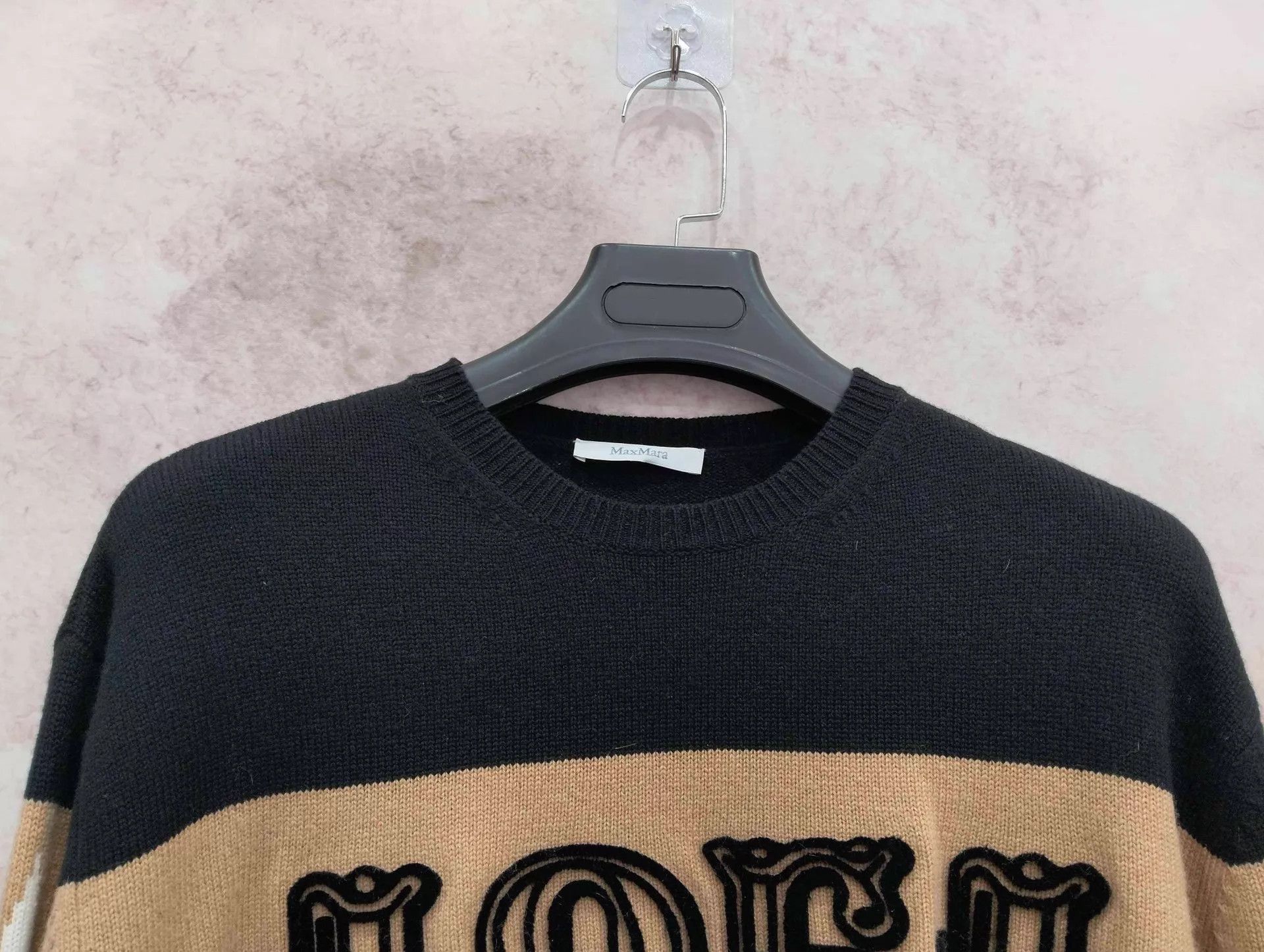 Max Mara MaxMara Digital Stripe Oversized Crew Sweater 160 Size S / US 4 / IT 40 - 6 Thumbnail