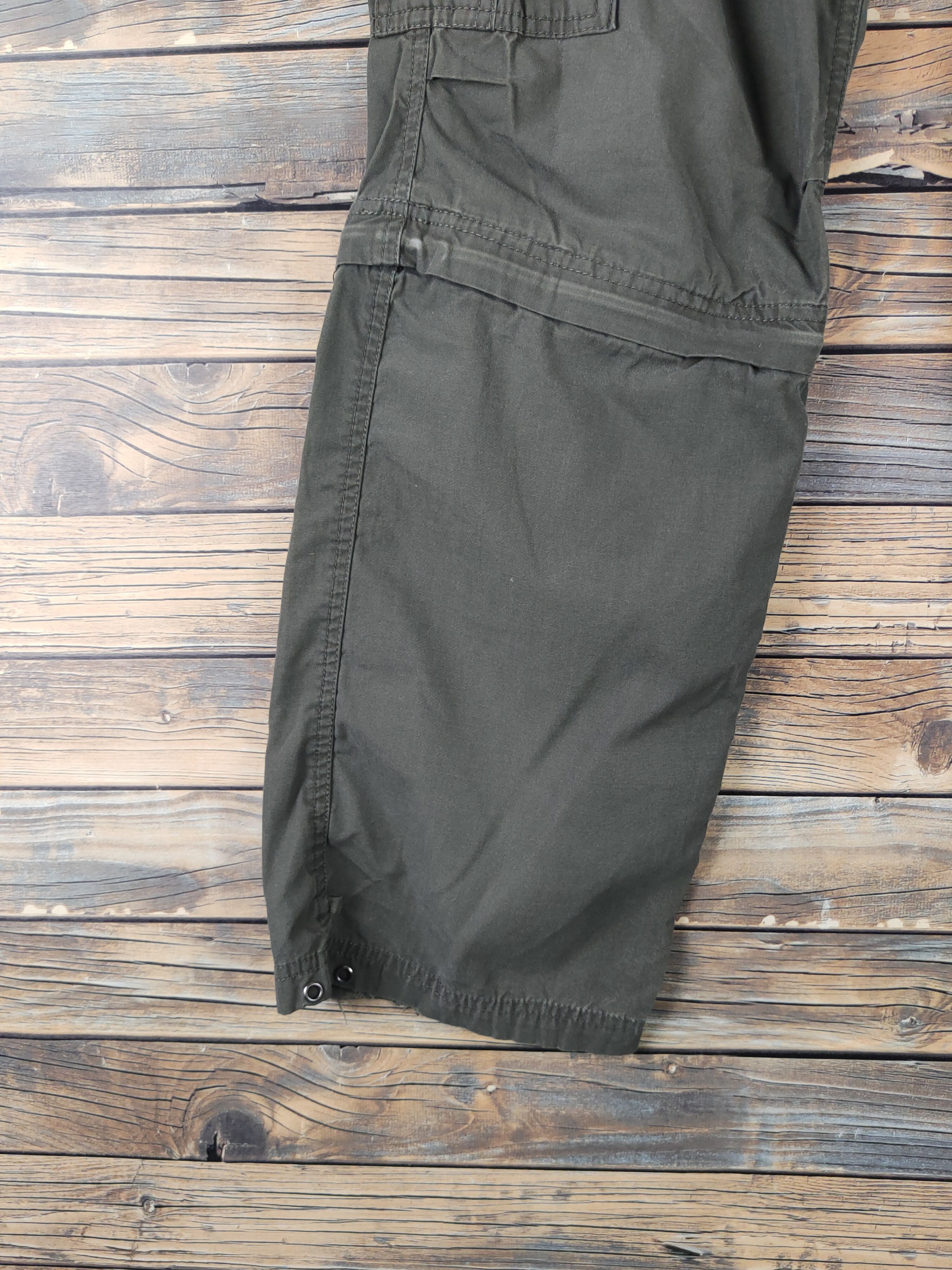 Japanese Brand DL Japanese Brand Dark Olive Multipocket Cargo Pants #2145 Size US 32 / EU 48 - 4 Thumbnail