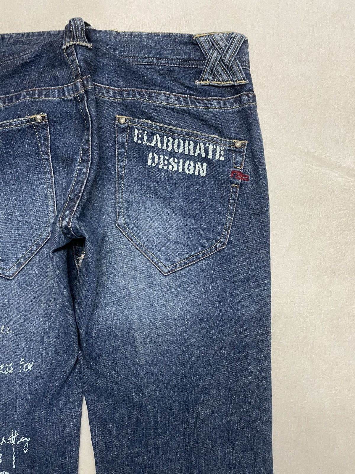Japanese Brand Vintage Nicole Club Boot Cut Denim Jeans Size US 31 - 15 Thumbnail