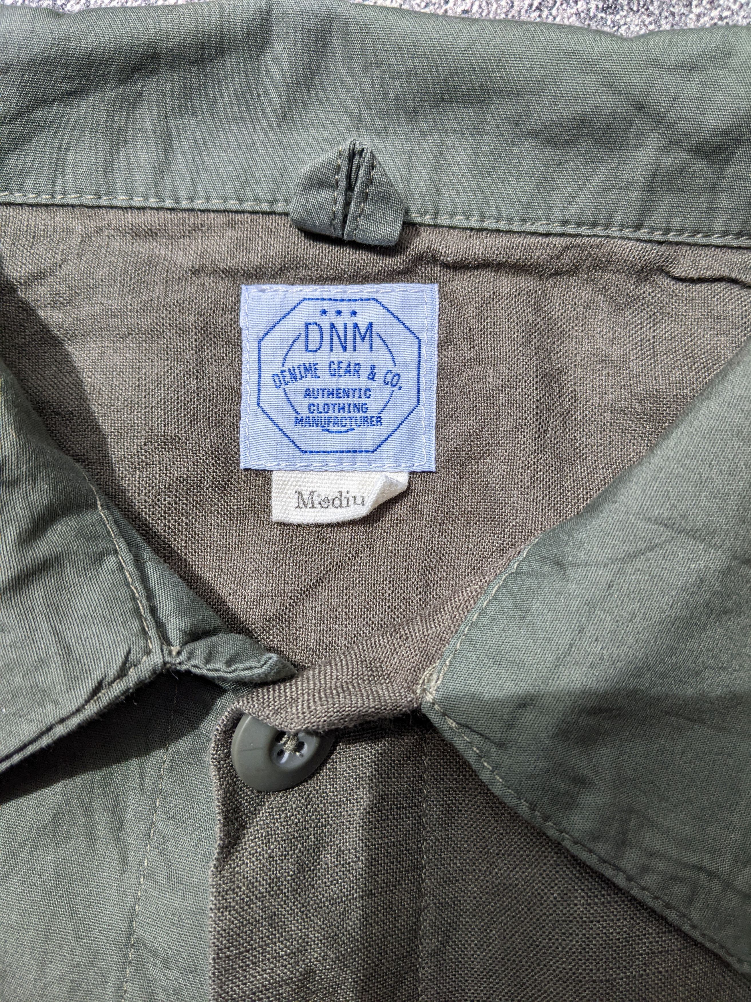Denime Olive Green Multi Fabric Shirt Size US M / EU 48-50 / 2 - 4 Thumbnail