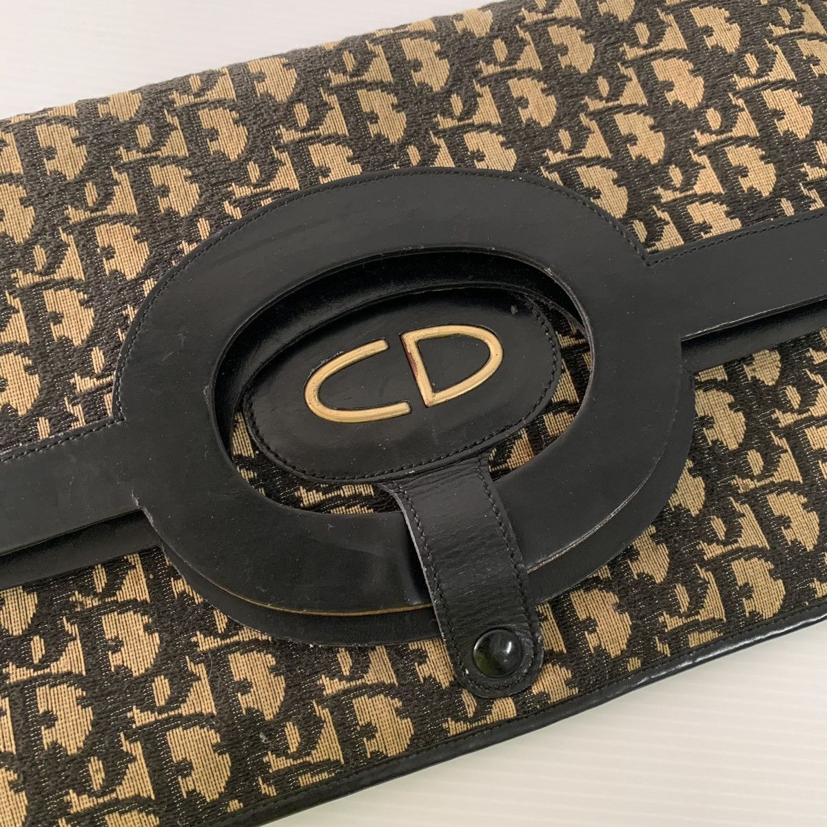 Christian Dior Monsieur Christian Dior Monogram Vintage Document Clutch Large Bag Size ONE SIZE - 9 Thumbnail