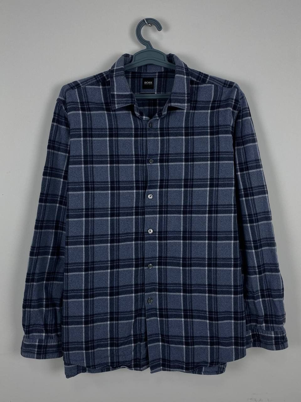 Hugo Boss Hugo Boss Heavy Cotton Flannel Check Shirt Size XXL Size US XXL / EU 58 / 5 - 1 Thumbnail