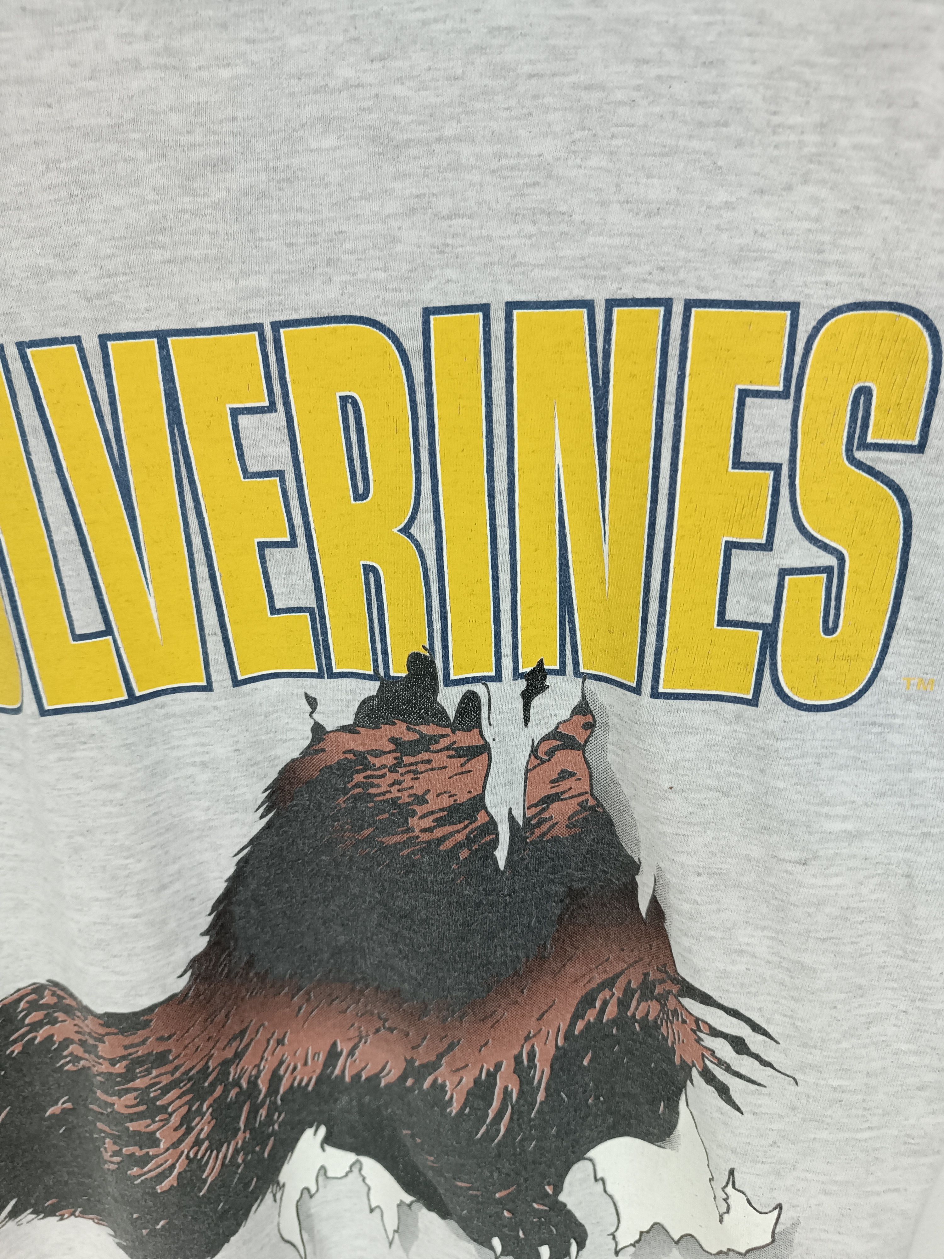NFL VINTAGE 90'S MICHIGAN WOLVERINE BACKHIT TEE Size US M / EU 48-50 / 2 - 12 Thumbnail