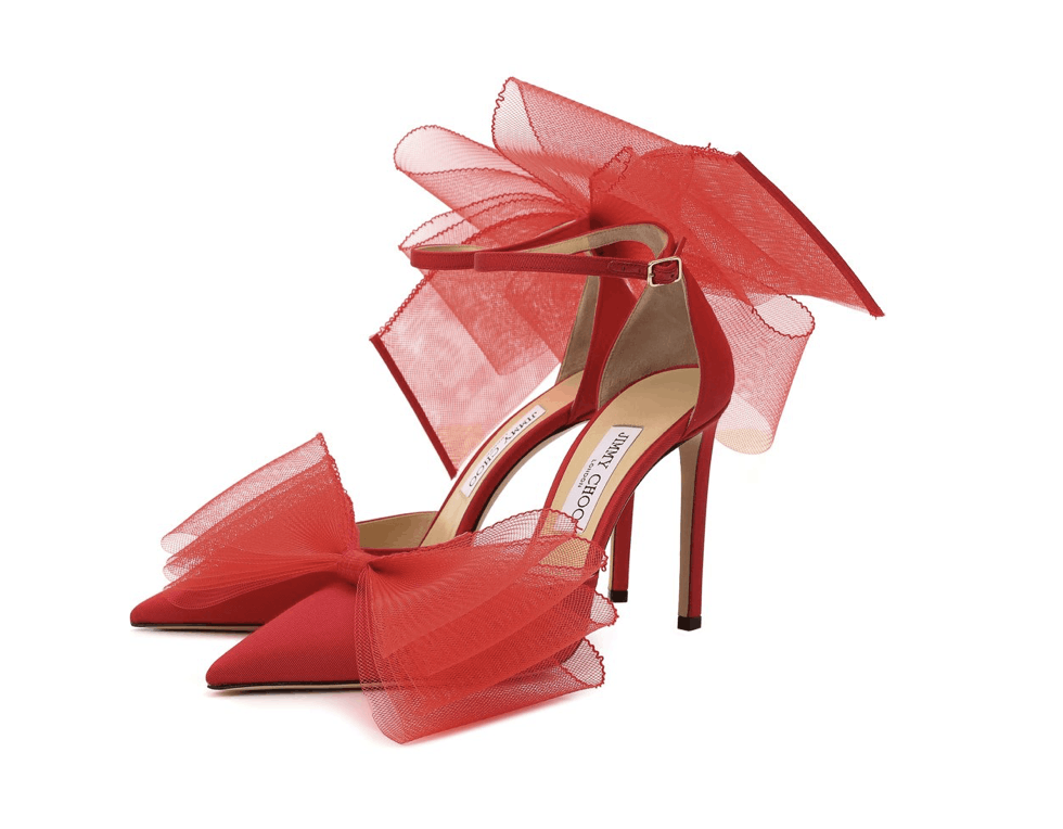Jimmy Choo 🔥[SALE]🔥 Jimmy Choo Averly 100 Pumps Asymmetric Grosgrain Size US 8 / IT 38 - 1 Thumbnail