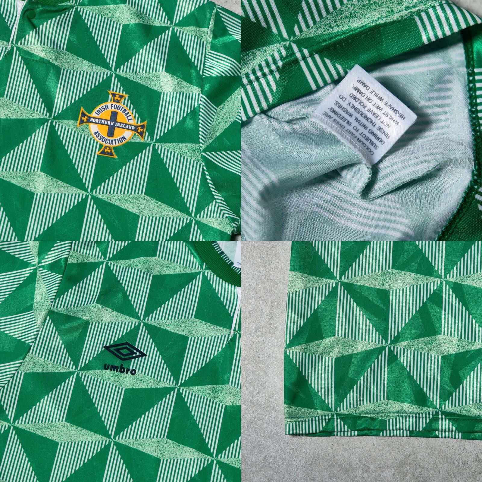 Umbro 1990/92 Northern Ireland Home Shirt Umbro (L/XL) Size US L / EU 52-54 / 3 - 5 Thumbnail