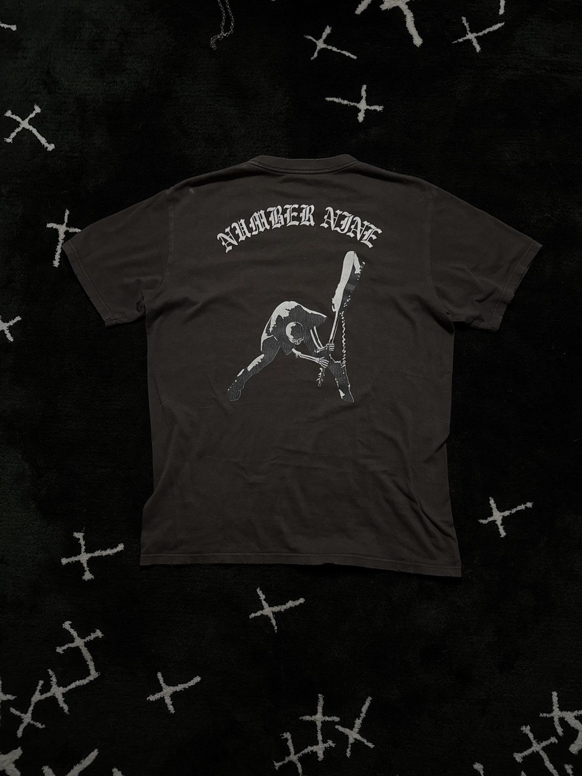Number (N)ine SS04 - Original Double Skull T-Shirt Size US L / EU 52-54 / 3 - 2 Thumbnail