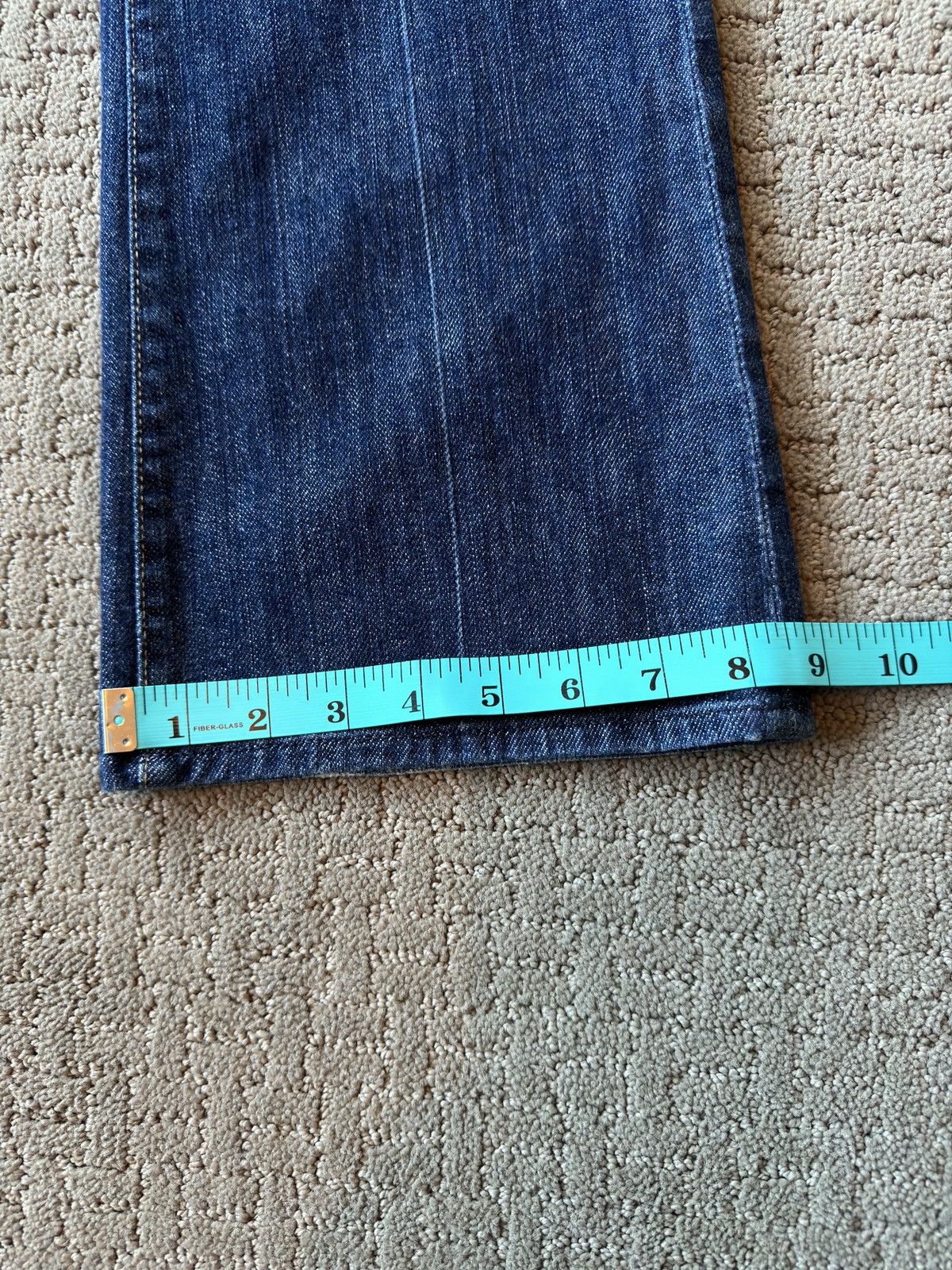 7 For All Mankind × Vintage Flip Flop Bootcut Jeans Size 32" / US 10 / IT 46 - 5 Thumbnail