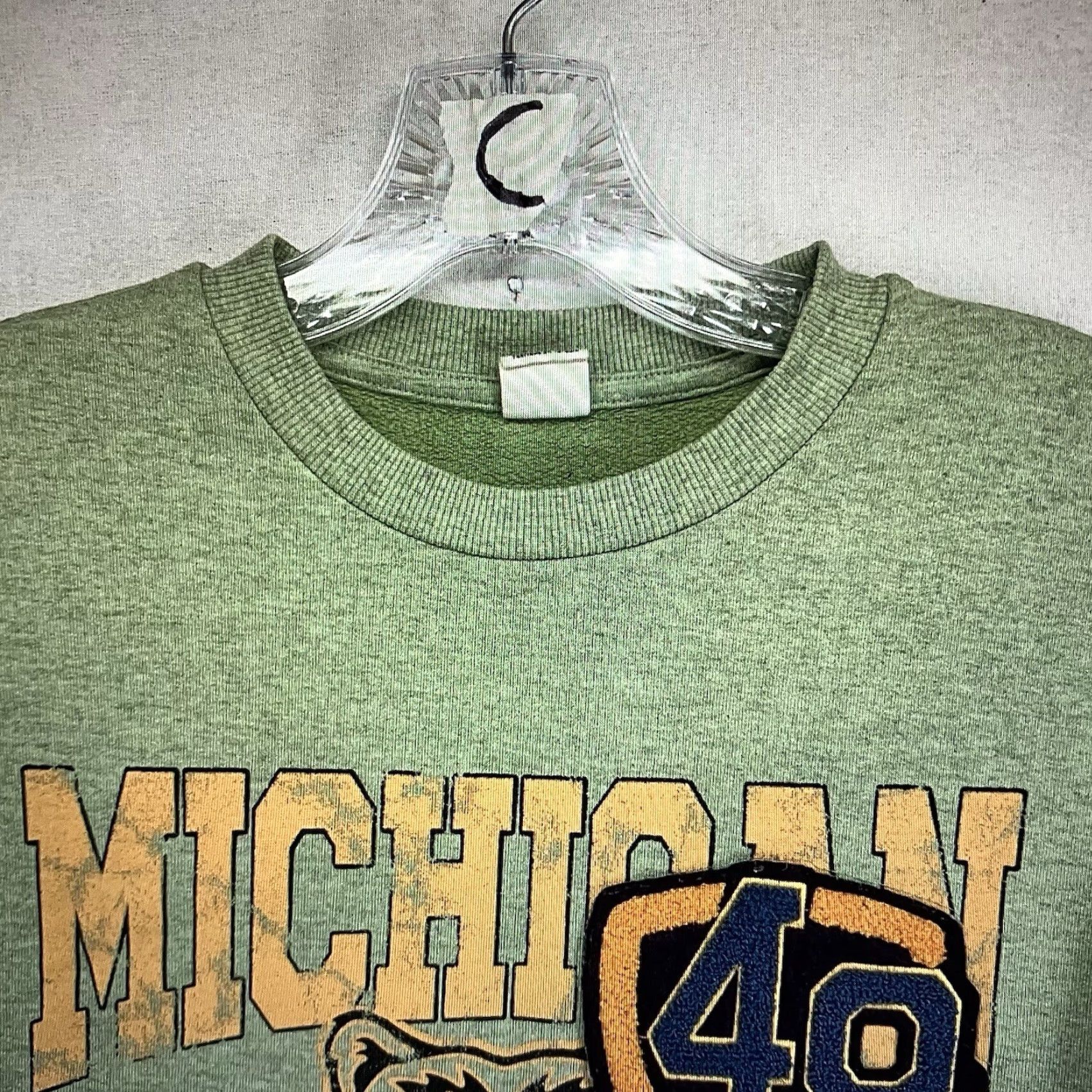 Urban Outfitters Urban Outfitters Sweatshirt Crew Neck Pullover Graphic Michigan City Retro 40s Green S Mens Regular Sweatshirt Size US S / EU 44-46 / 1 - 6 Thumbnail