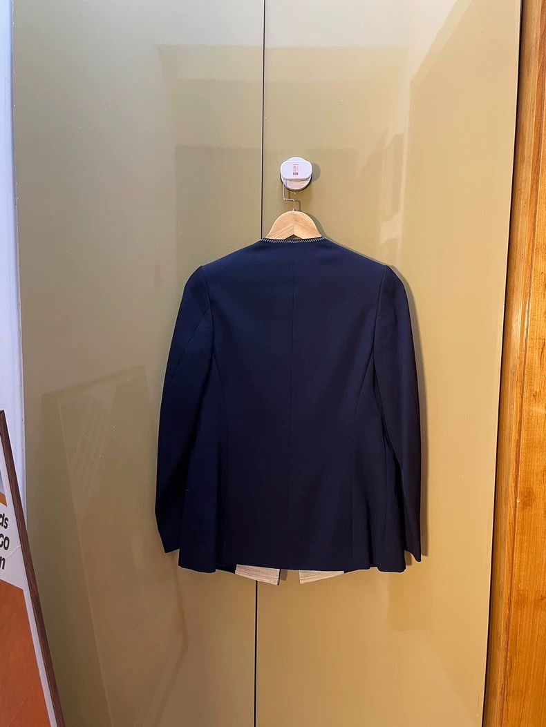 Yohji Yamamoto Yohji Yamamoto size s 93FW hand stitched blazer Size 36S - 2 Thumbnail