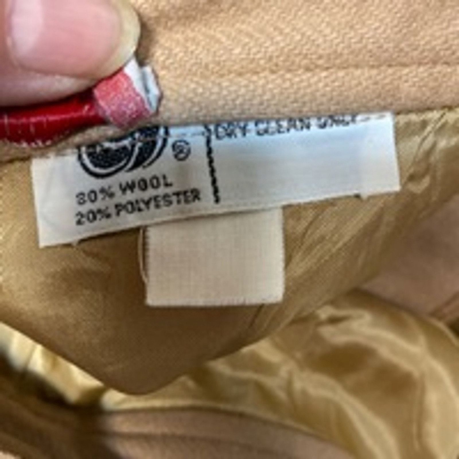 Evan Picone Vintage Academia Wool Blend Pleated A-Line Midi Skirt Size 30" / US 8 / IT 44 - 4 Thumbnail