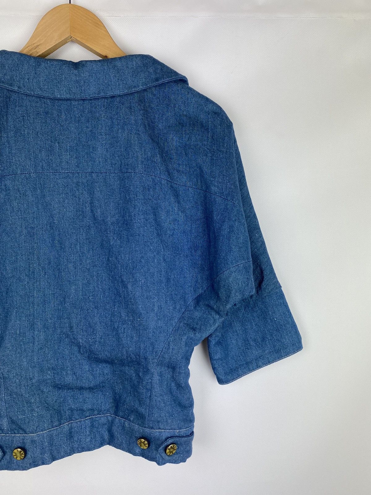 Levi's Vintage Clothing Rare Levi’s Vintage Clothing Red Jeans denim kimono jacket Size S / US 4 / IT 40 - 18 Thumbnail