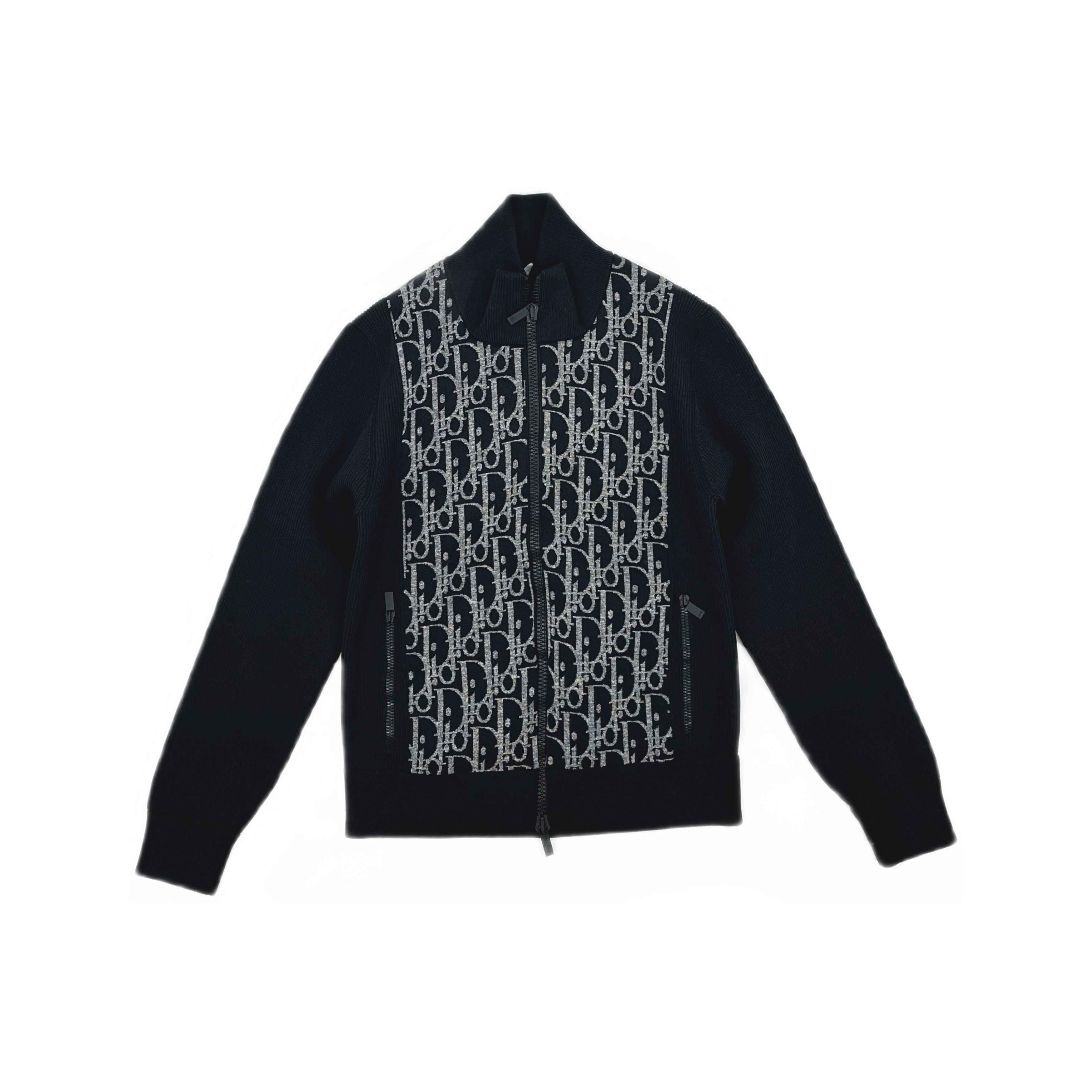 Dior Dior Oblique 3D Monogram Knit Zip Jacket S Size US S / EU 44-46 / 1 - 1 Thumbnail