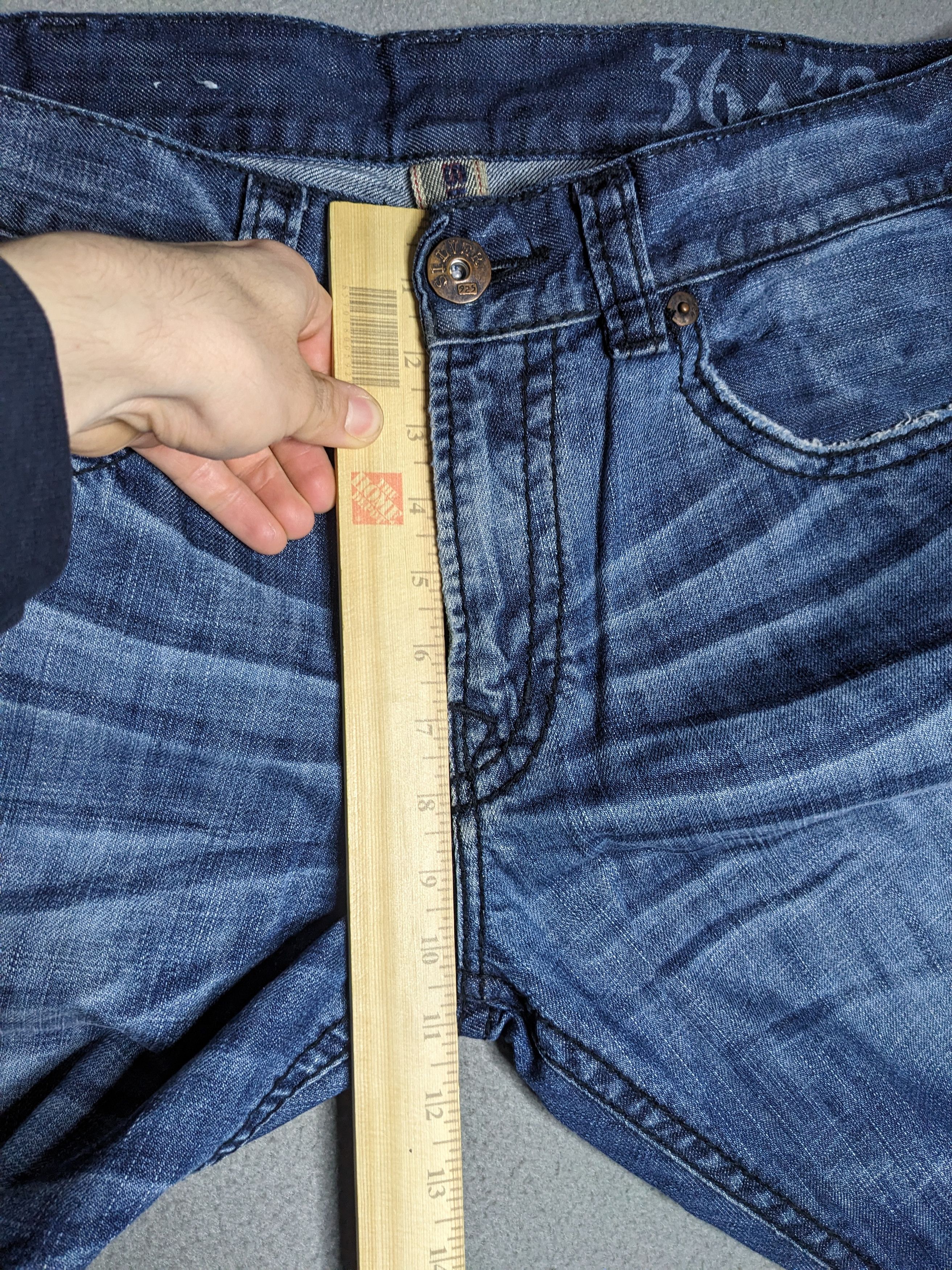 Silver Jeans Co. Silver Jeans Zac 925 Series Mens 38x31 Straight Denim Y2K Size US 38 / EU 54 - 17 Thumbnail