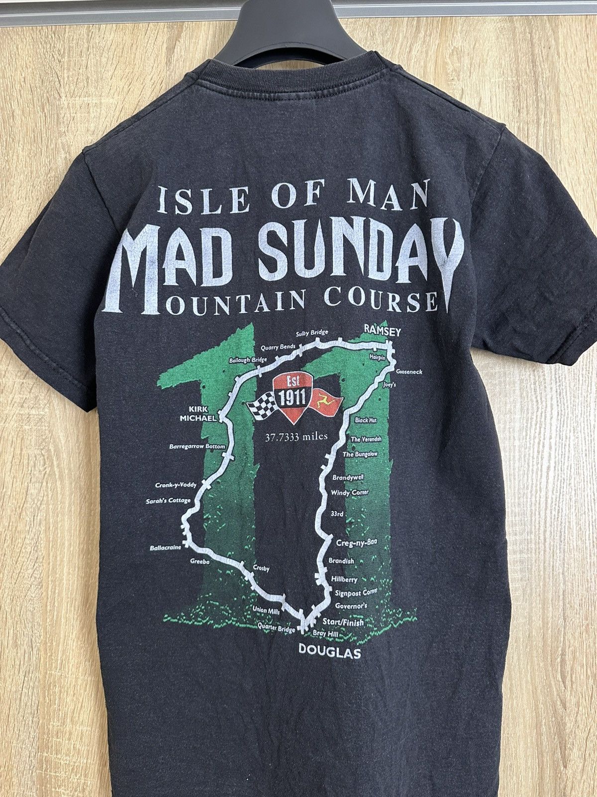 Vintage 🔥 Mad Sunday Isle Of Man Motorcycle Graphic T Shirt Racing Size US S / EU 44-46 / 1 - 6 Thumbnail
