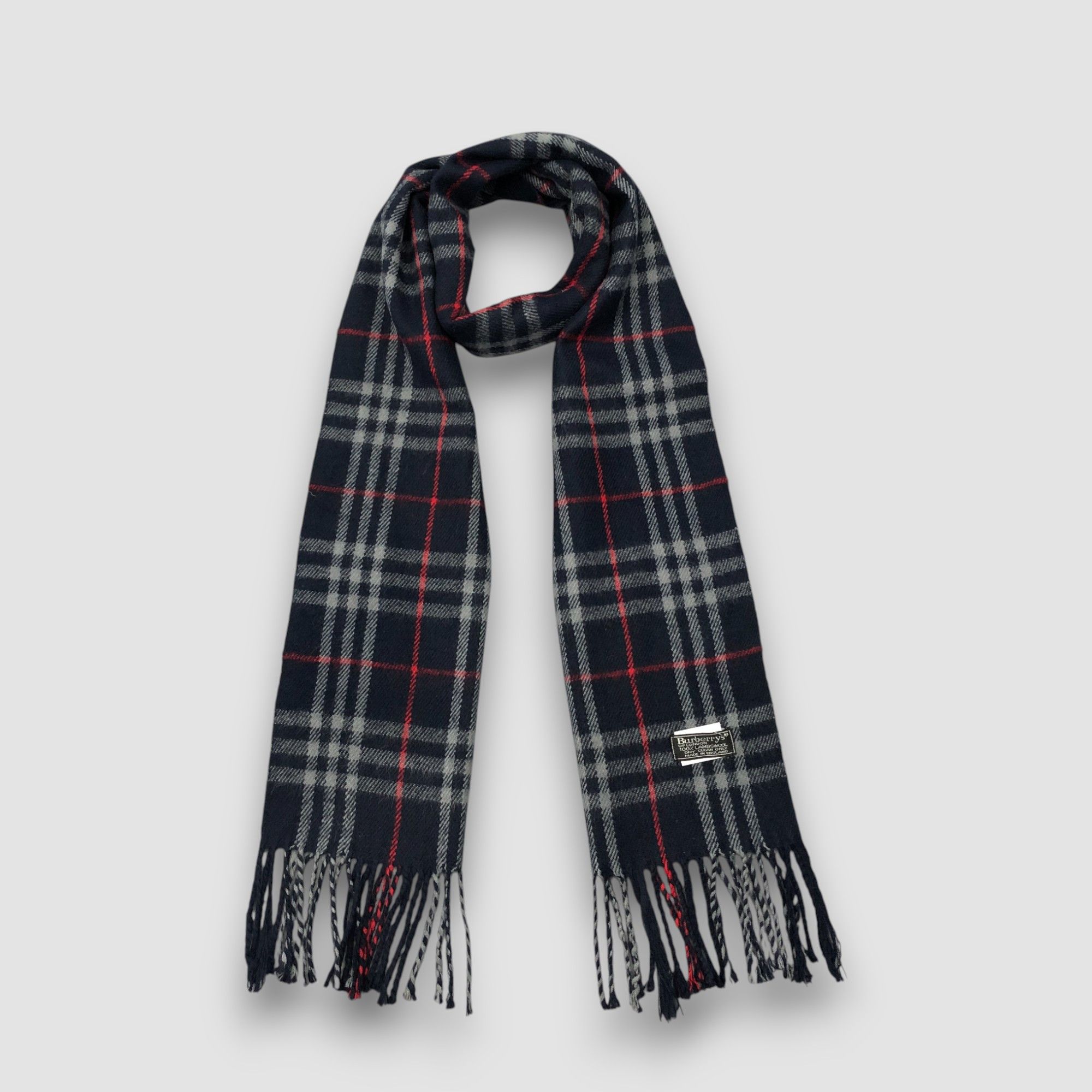 Burberry Vintage Burberry Scarf Muffler Wool Winter Scarves Size ONE SIZE - 1 Thumbnail