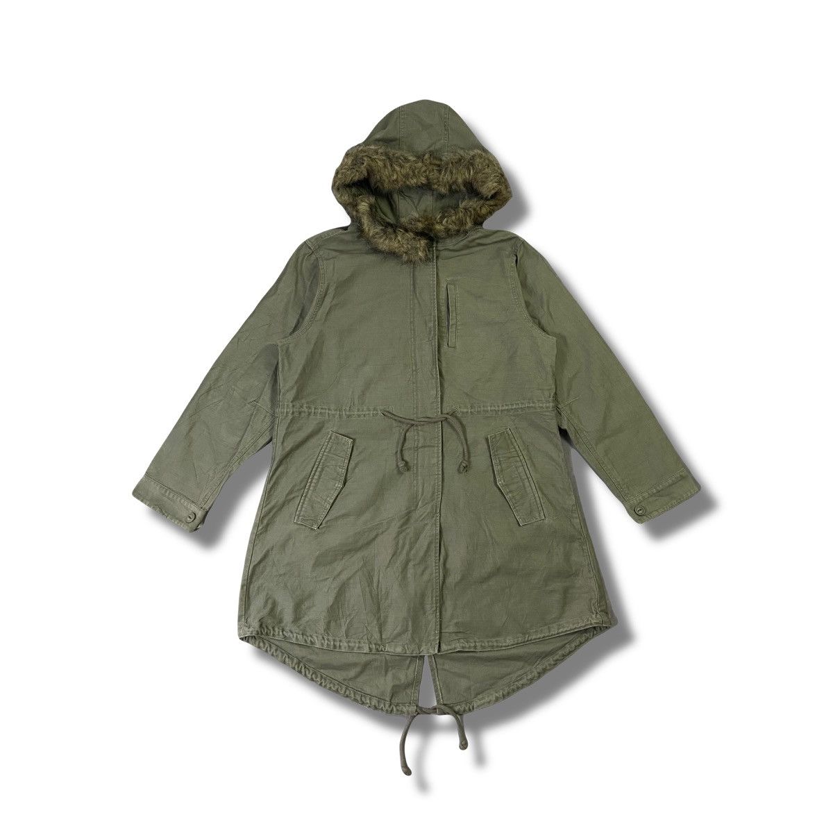 Vintage G.O.A Military Parka with Faux Fur Hood - Heavy Duty