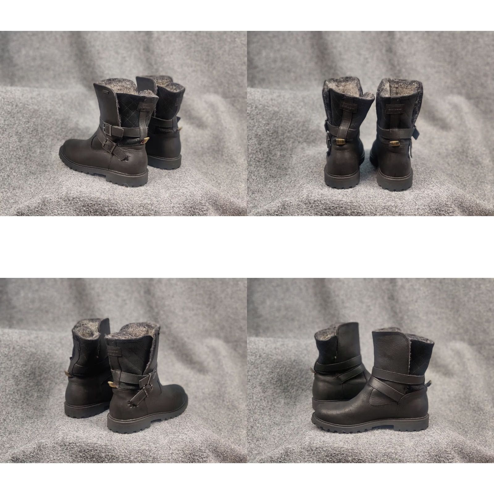 Barbour Barbour Sycamore Black Leather Waterproof Fur Lined Ankle Boots Barbour Sycamore Leather Waterproof Fur Lined Ankle Boots Size US 7 / IT 37 - 8 Thumbnail