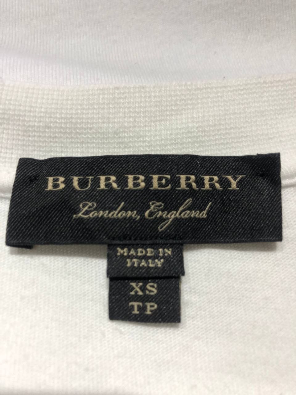 Burberry Burberry Spell out logo embroidered tee Size US M / EU 48-50 / 2 - 6 Thumbnail