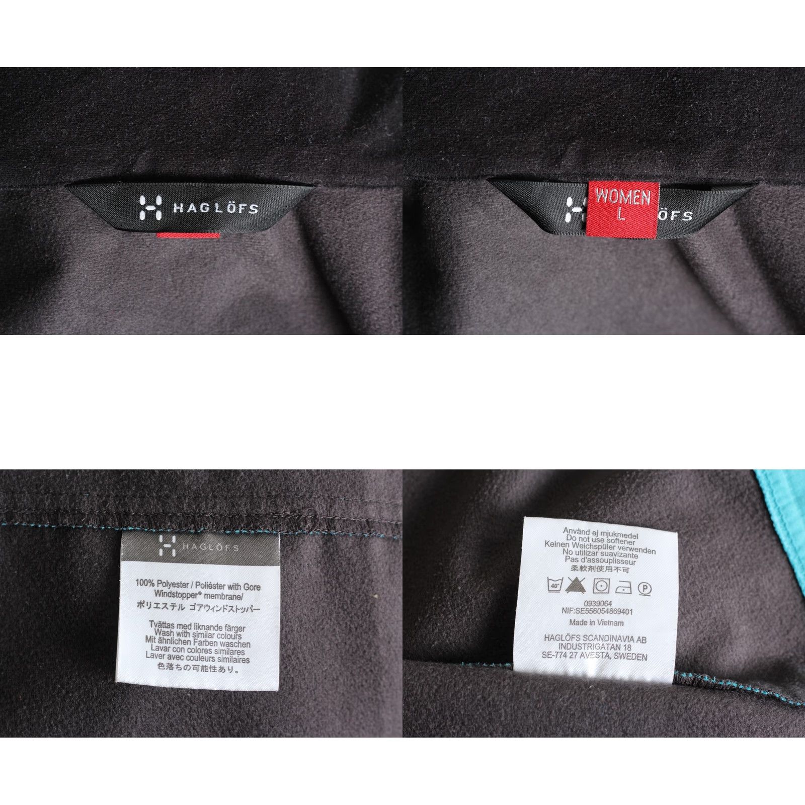 Vintage HAGLOFS Windstopper Soft Shell Jacket Women Size L MJ4956 Size L / US 10 / IT 46 - 8 Thumbnail
