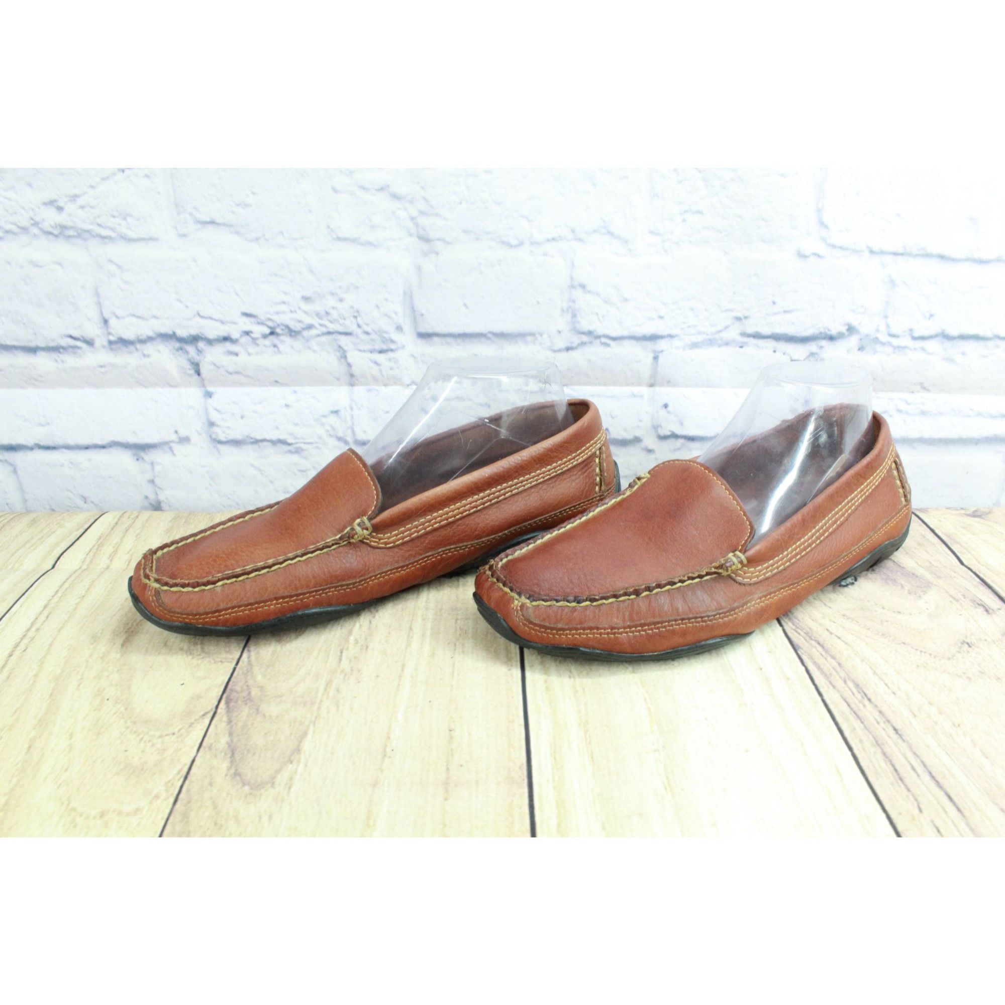 L.L. Bean × Leather LL Bean Men's Slip On Moccasin Toe Loafers Shoes Size US 7.5 / EU 40-41 - 2 Thumbnail