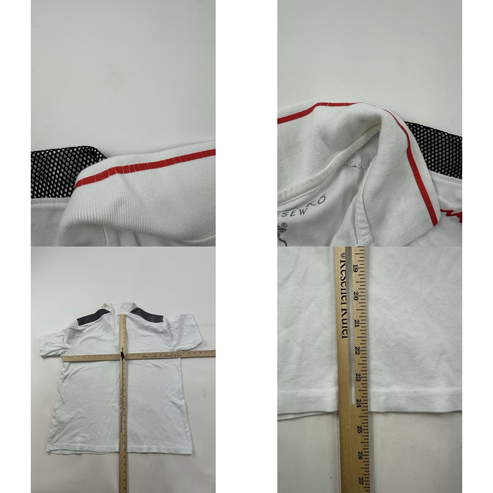 Vintage Marc Ecko Polo Shirt Mens Medium White Short Sleeve Cut & Sew Polo Shirt Size US M / EU 48-50 / 2 - 8 Thumbnail