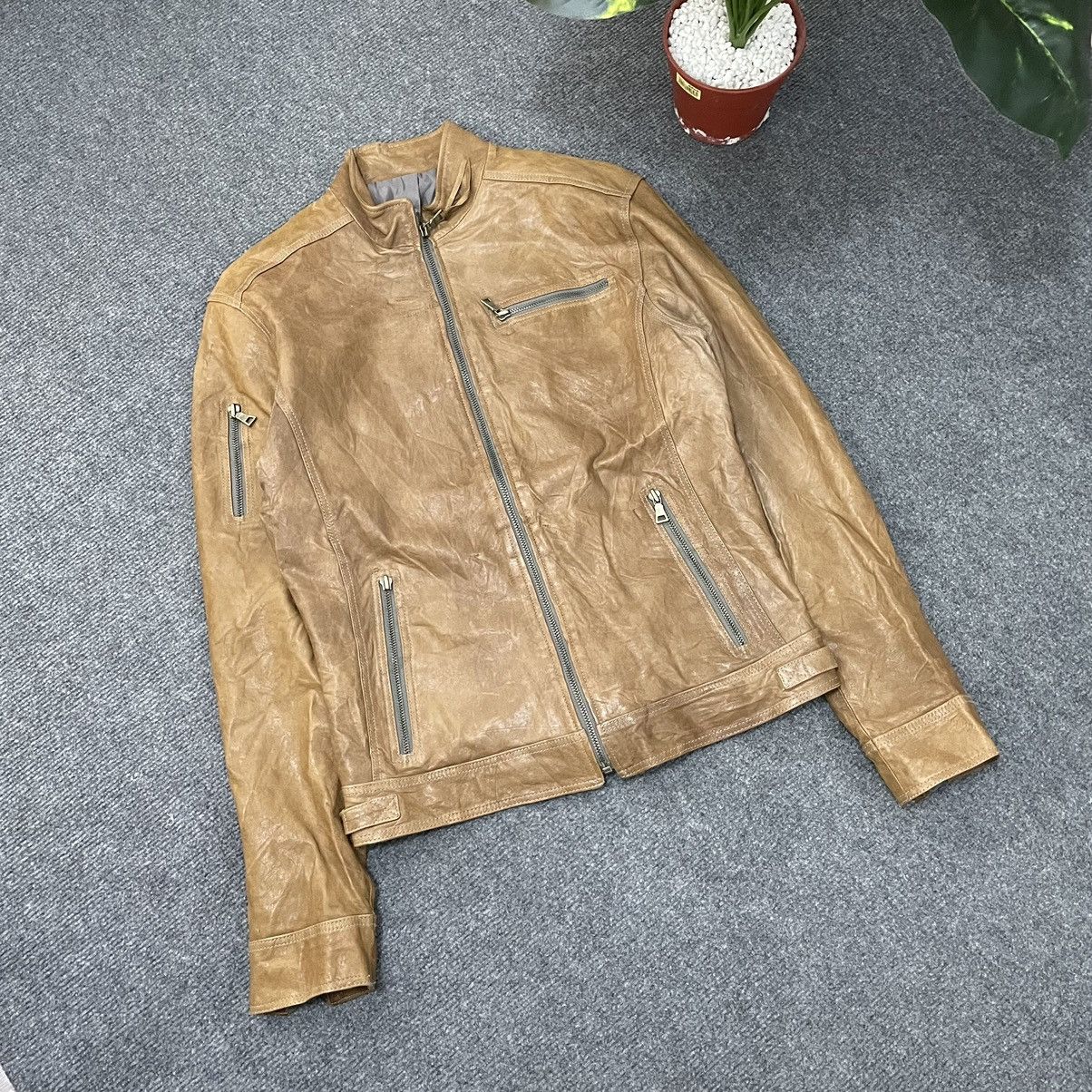 Other Genuine Leather Brown Bikers Riders Motorcycle Jacket Size US S / EU 44-46 / 1 - 2 Thumbnail