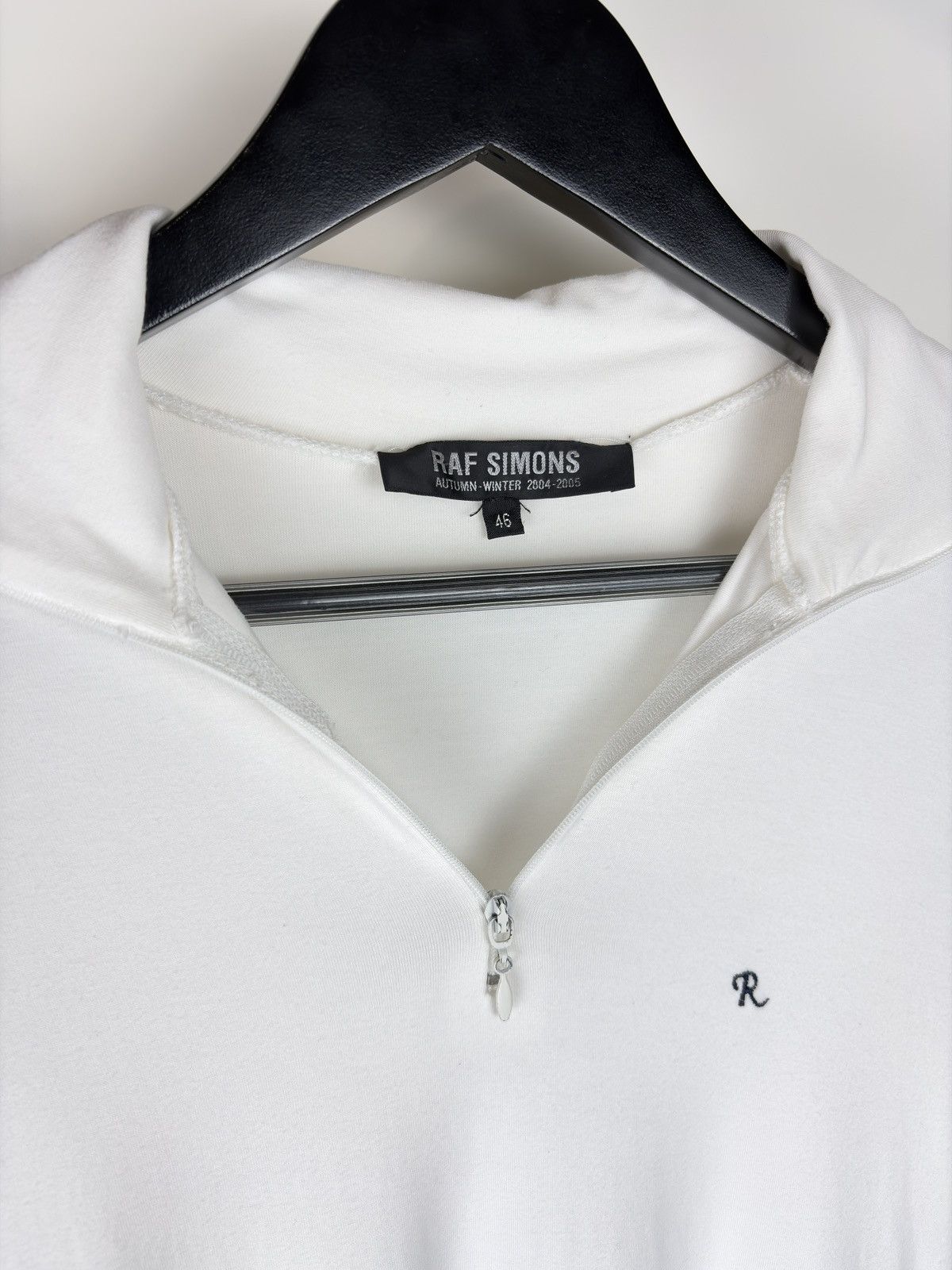 Raf Simons AW04 Raf Simons Waves Quarter Zip High Neck Longsleeve Shirt Size US S / EU 44-46 / 1 - 5 Thumbnail