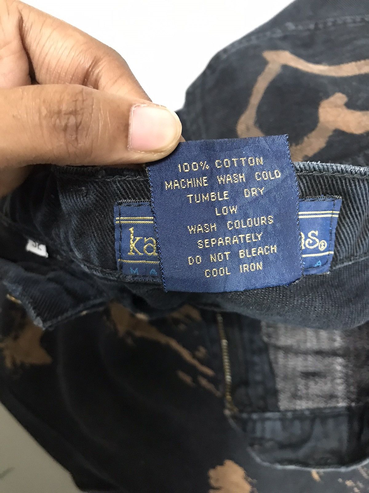 Karl Kani Vintage Karl Kani bleached splatter carpenter denim Size US 32 / EU 48 - 7 Thumbnail