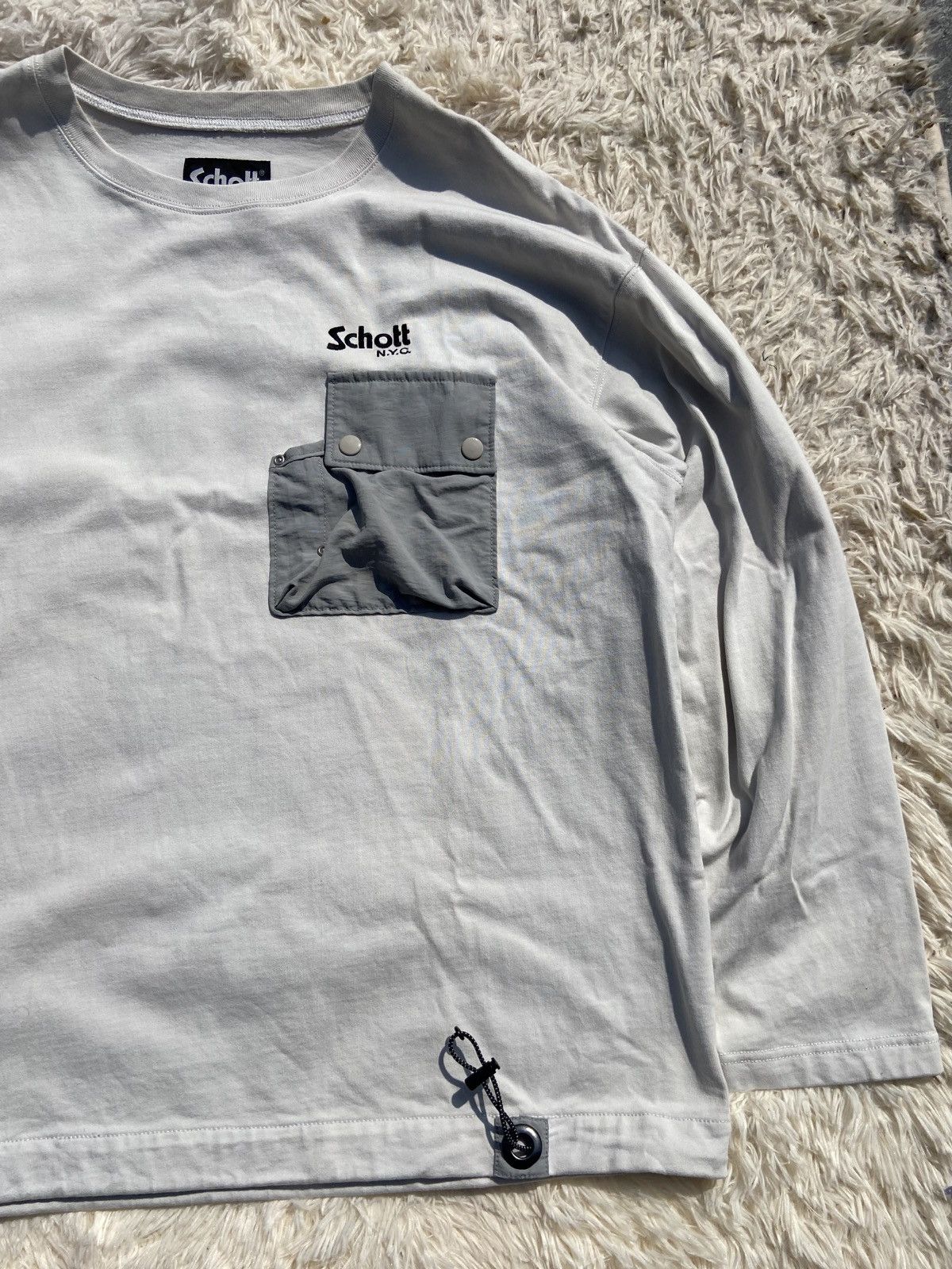 Schott Schott NYC Tactical Long Sleeves Size US XL / EU 56 / 4 - 2 Thumbnail